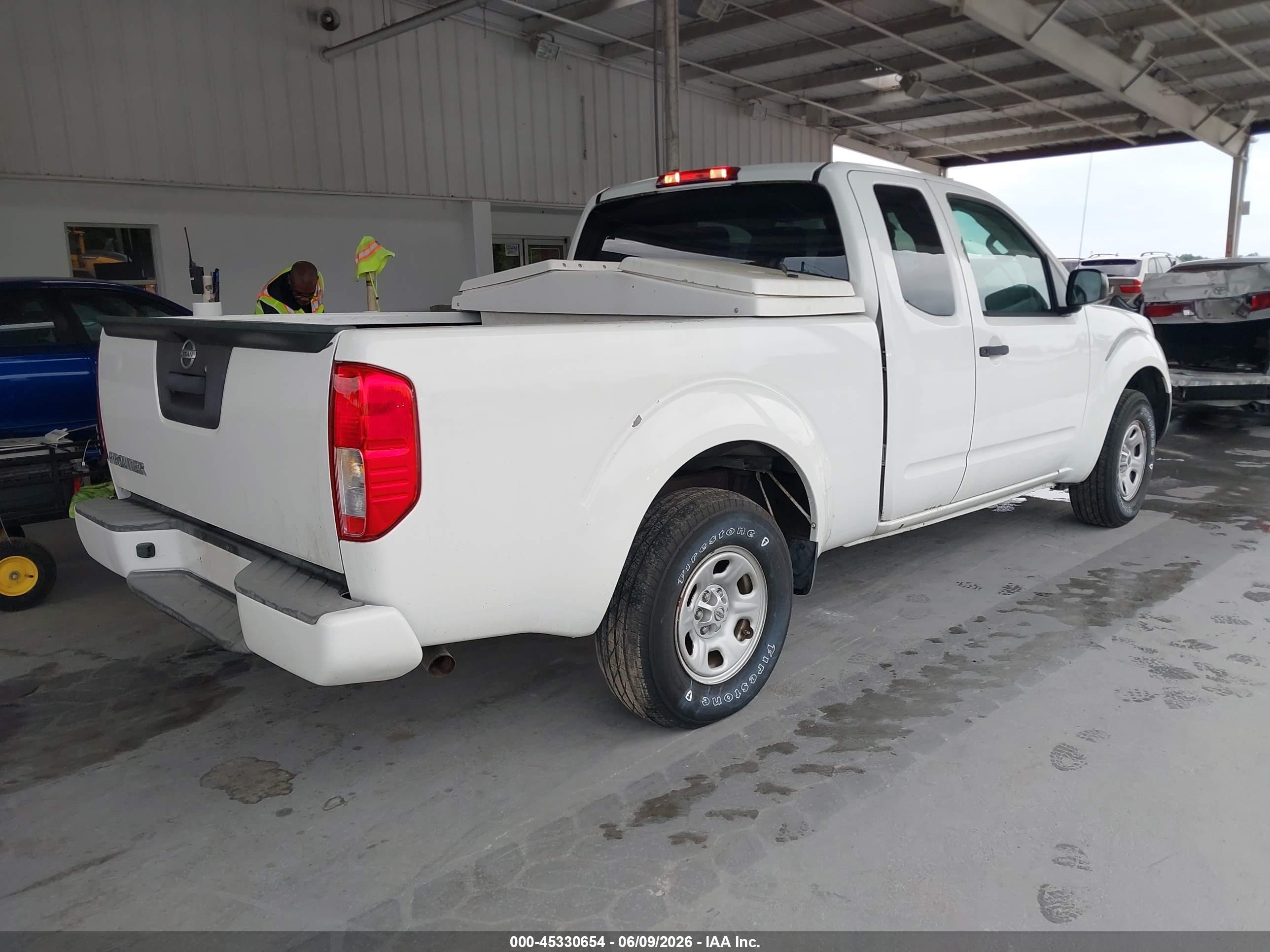2018 Nissan Frontier S White vin: 1N6BD0CT2JN712384