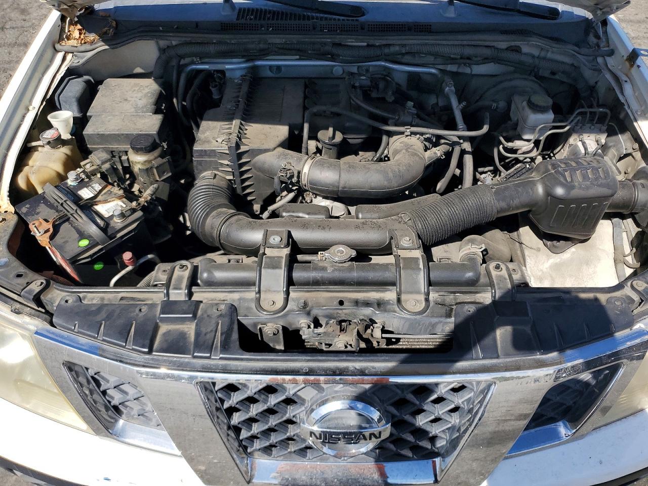 2012 Nissan Frontier S White vin: 1N6BD0CT3CC457114