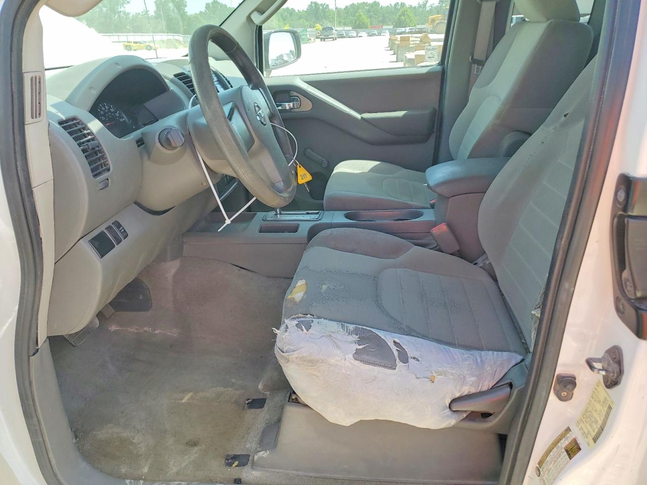 2012 Nissan Frontier S White vin: 1N6BD0CT3CC458327