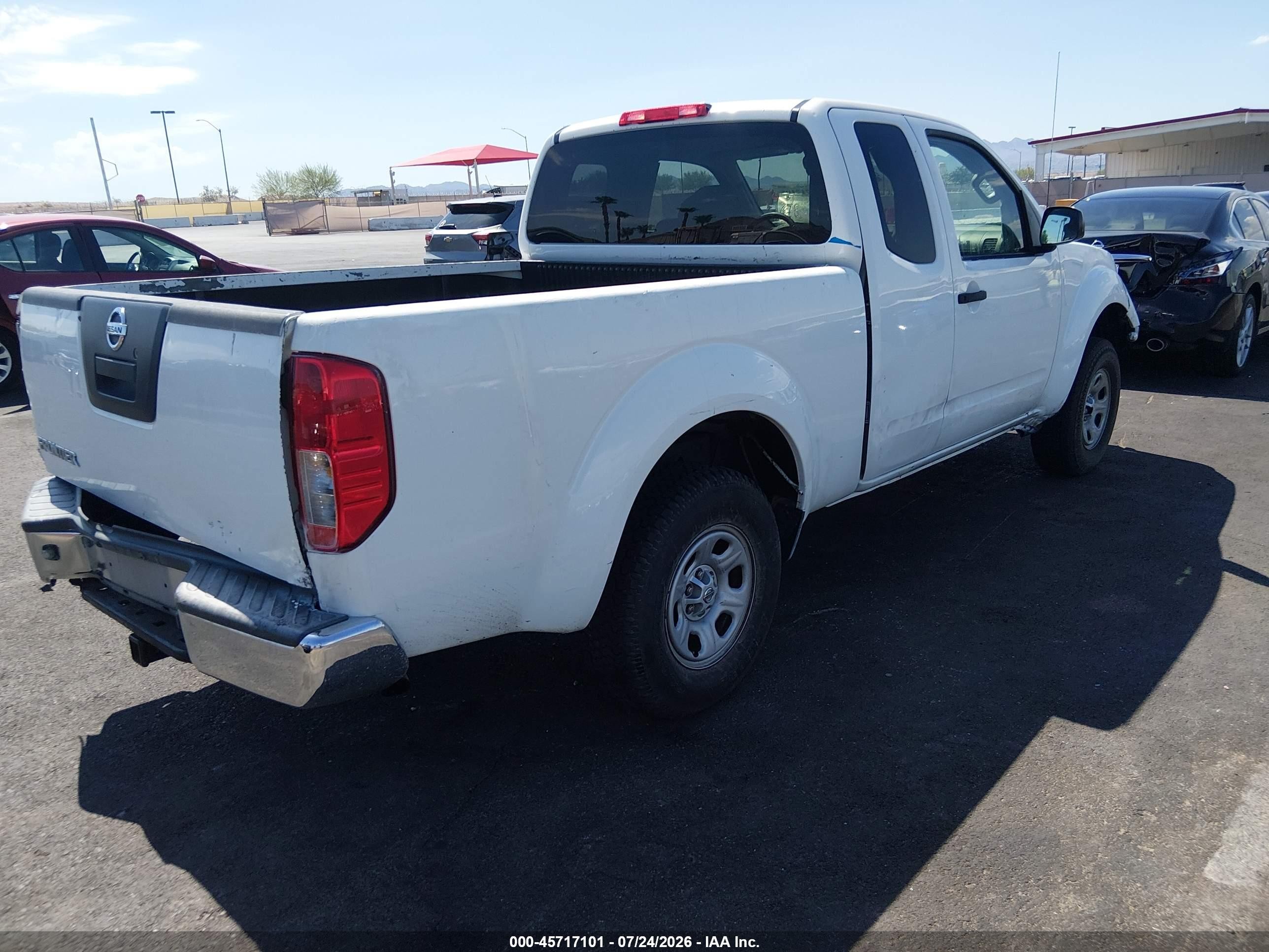 2012 Nissan Frontier S White vin: 1N6BD0CT3CC466329