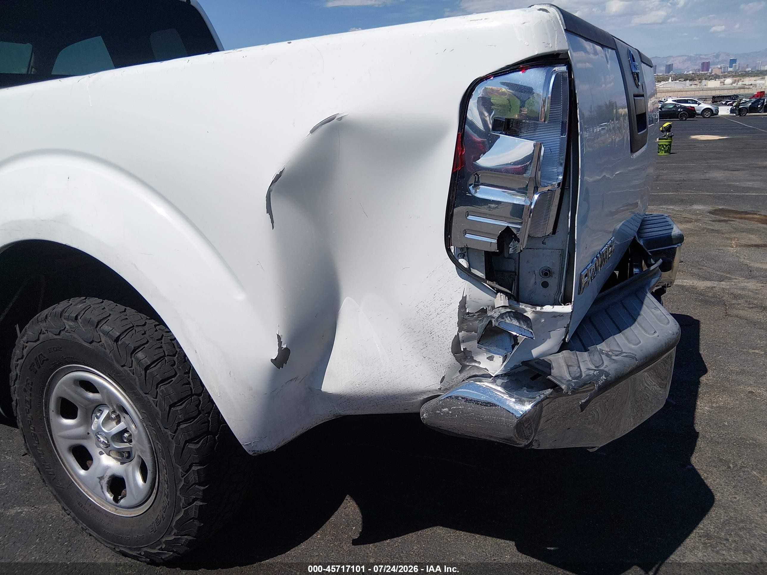 2012 Nissan Frontier S White vin: 1N6BD0CT3CC466329
