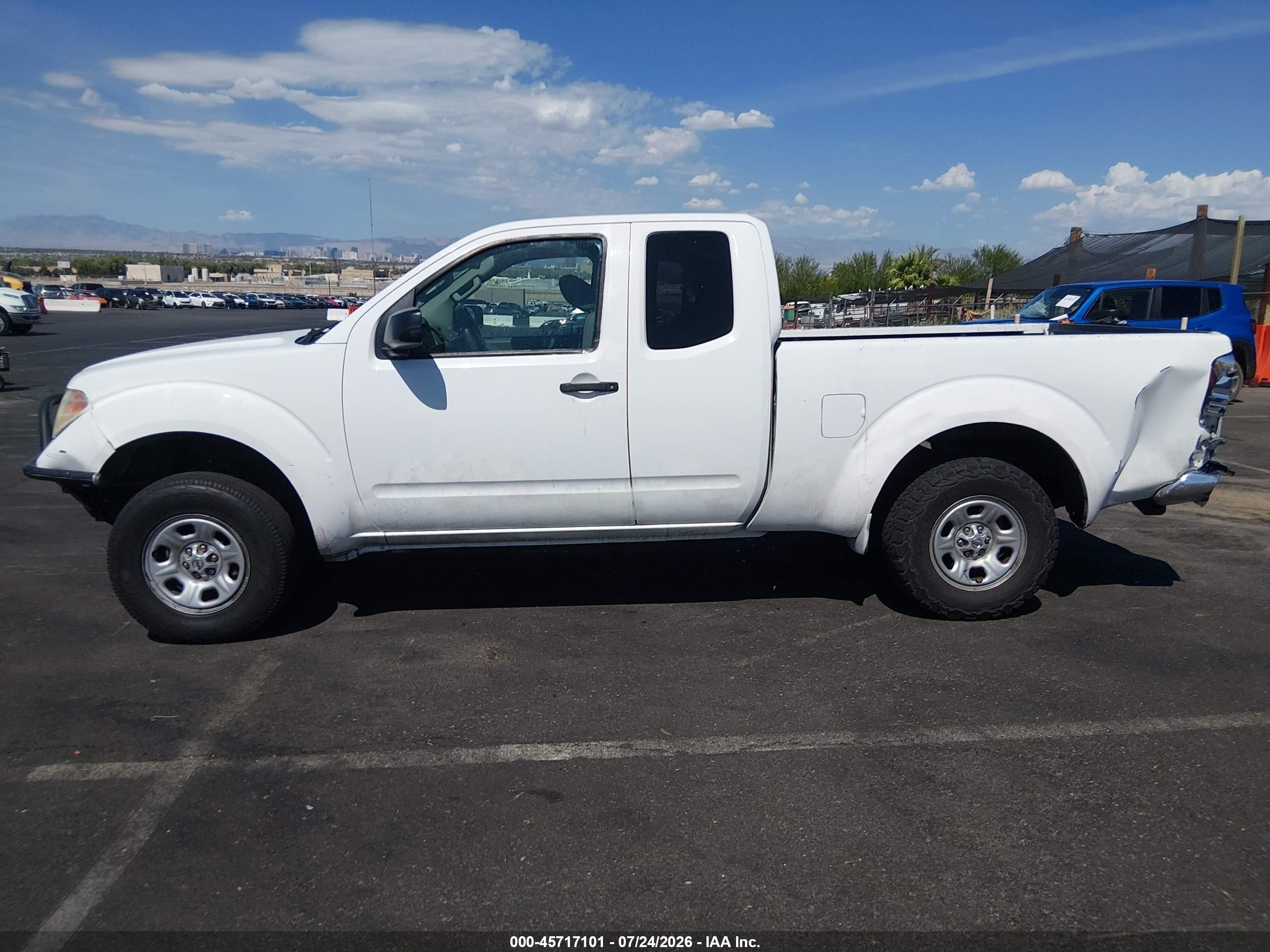 2012 Nissan Frontier S White vin: 1N6BD0CT3CC466329