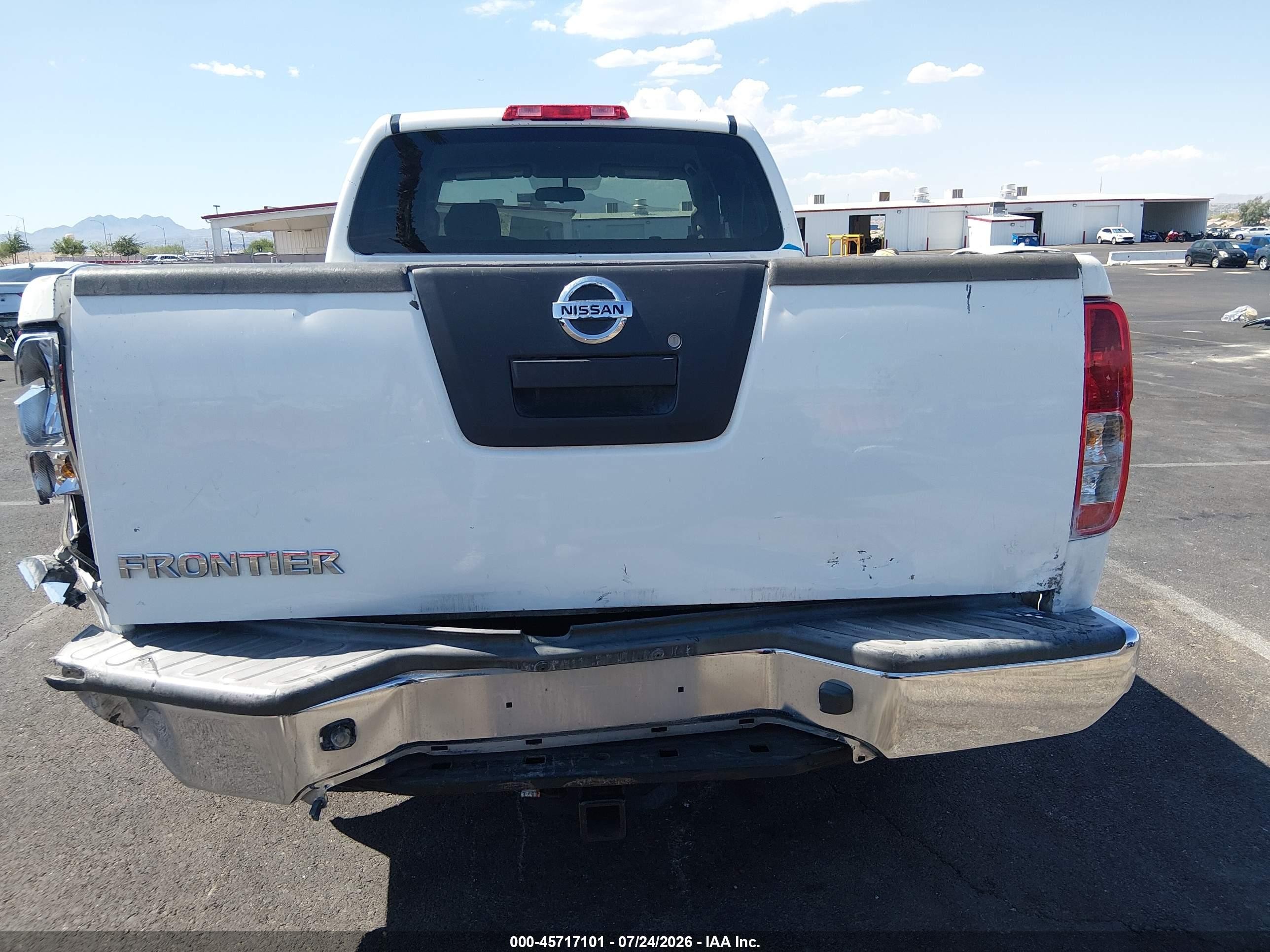 2012 Nissan Frontier S White vin: 1N6BD0CT3CC466329