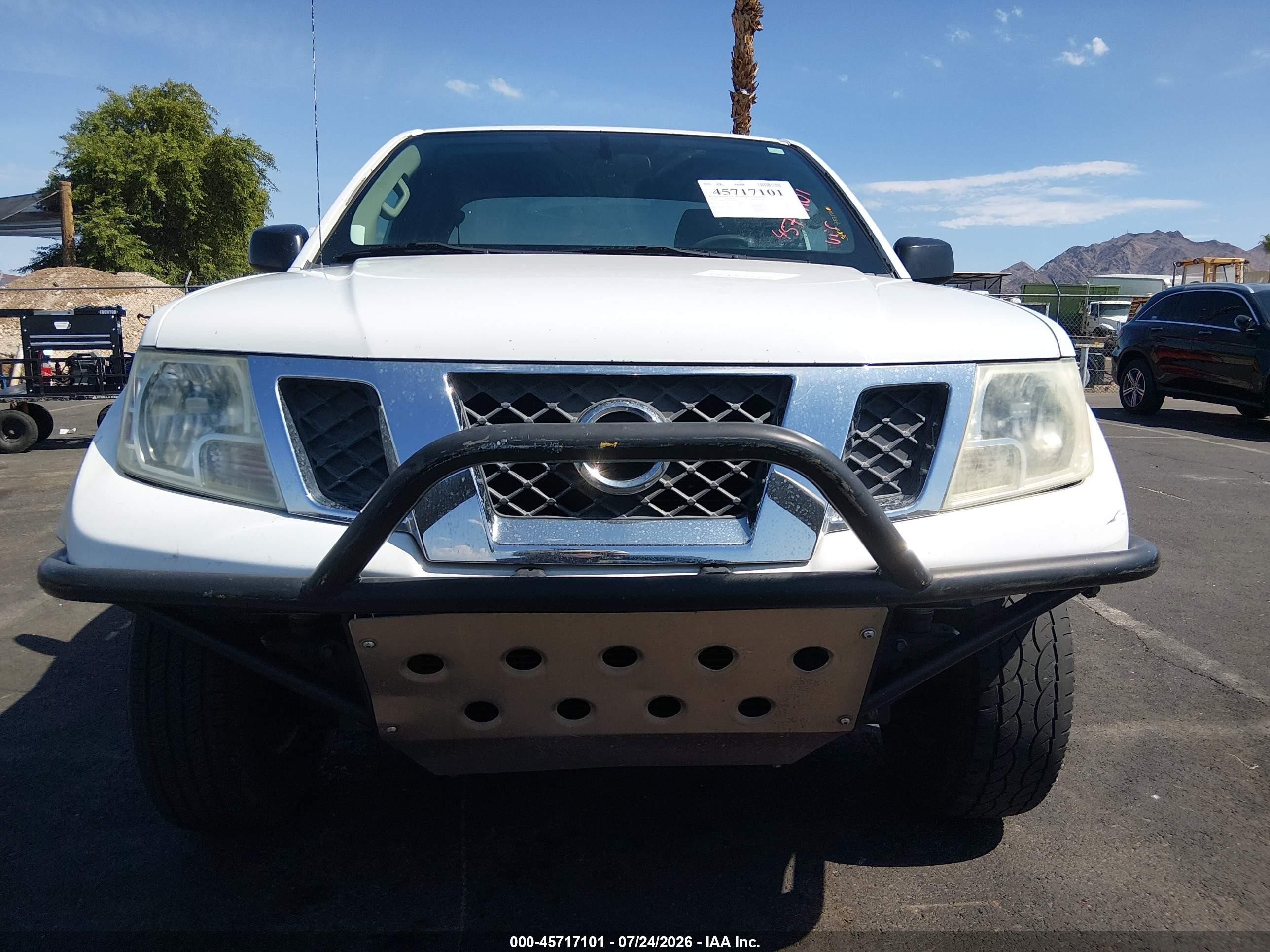 2012 Nissan Frontier S White vin: 1N6BD0CT3CC466329
