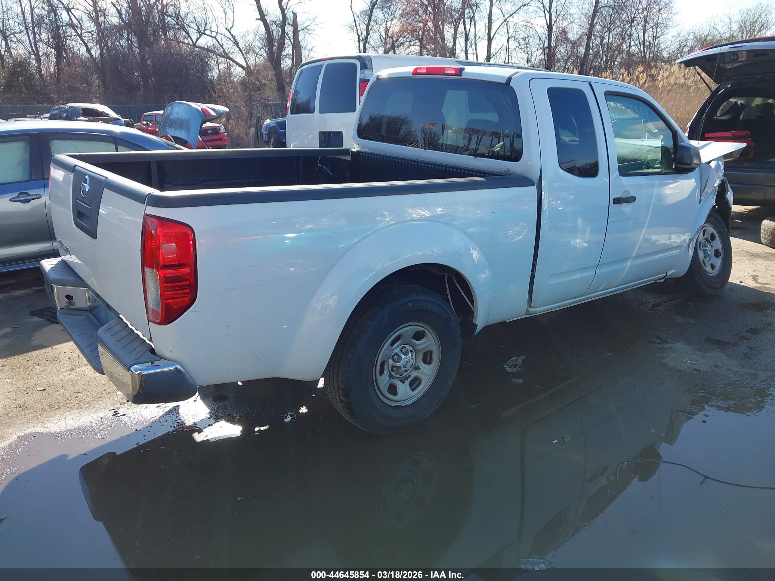 2012 Nissan Frontier S White vin: 1N6BD0CT3CC473538