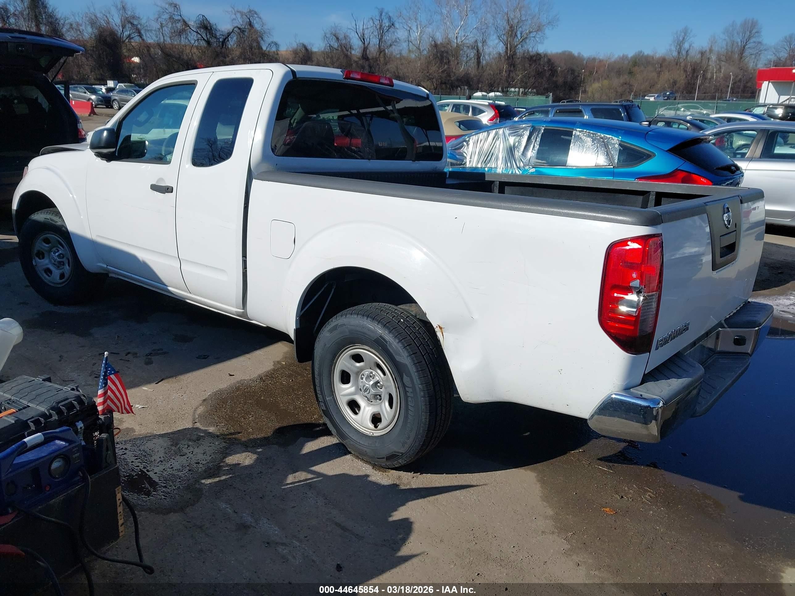 2012 Nissan Frontier S White vin: 1N6BD0CT3CC473538