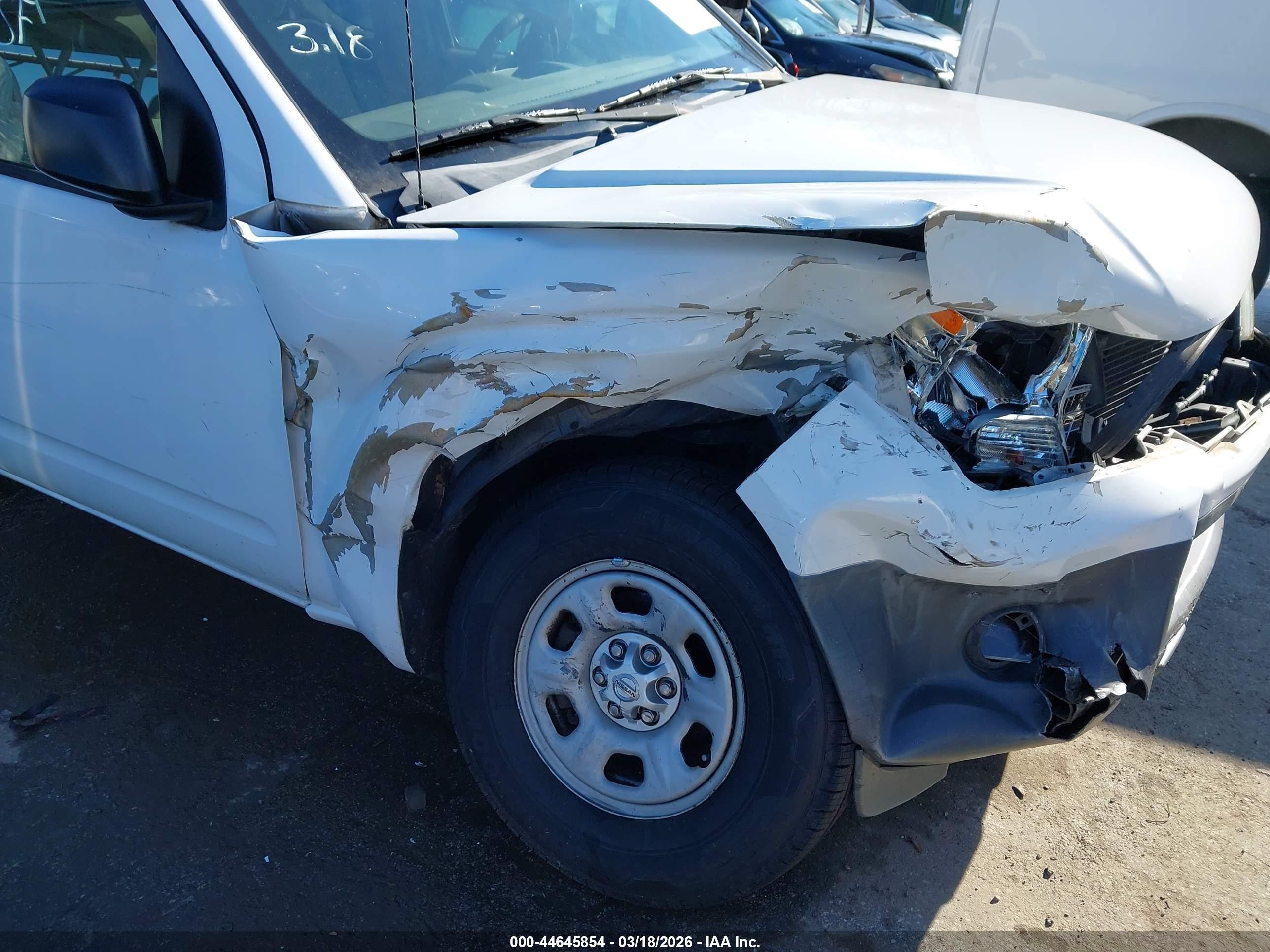 2012 Nissan Frontier S White vin: 1N6BD0CT3CC473538