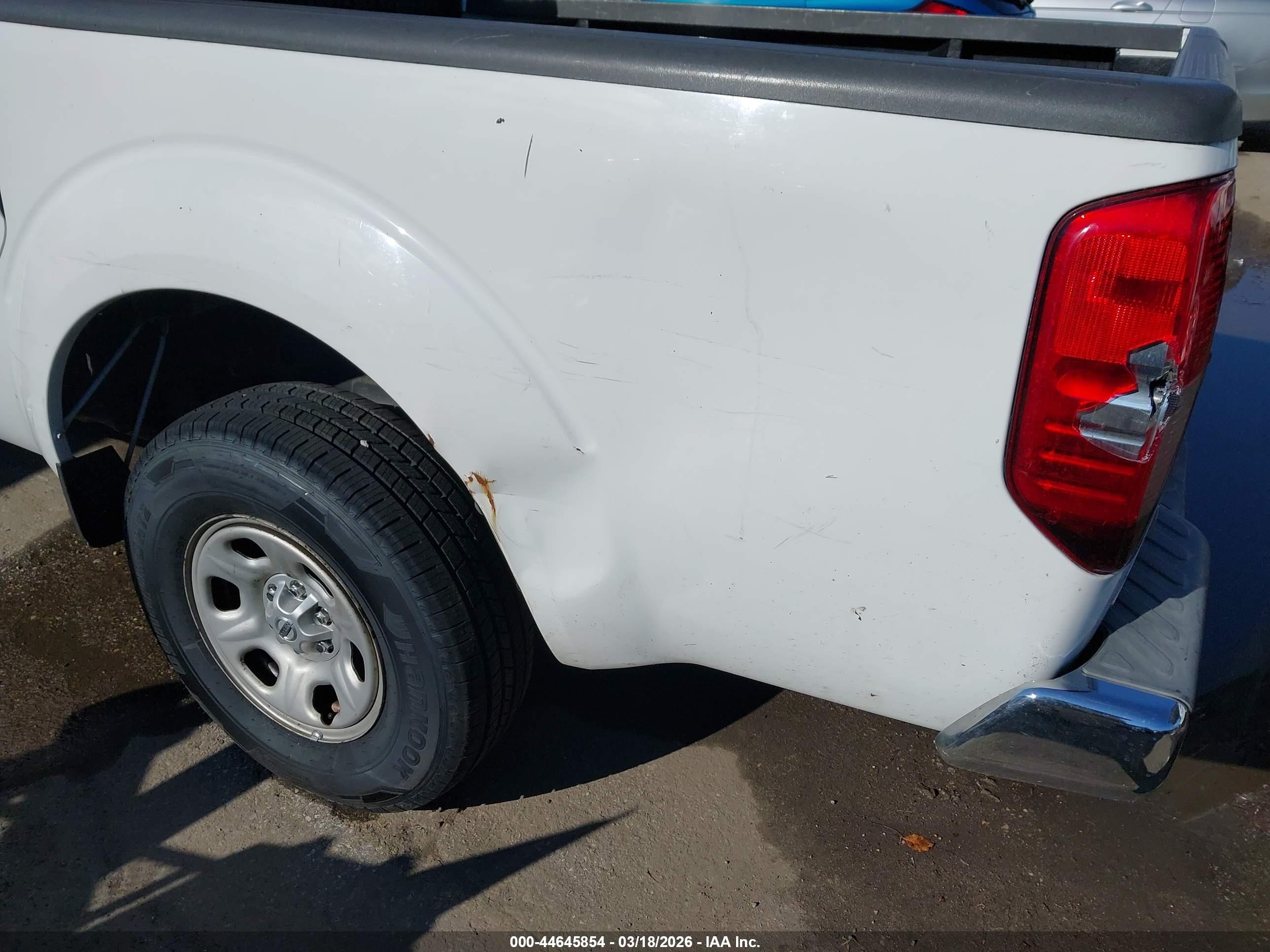 2012 Nissan Frontier S White vin: 1N6BD0CT3CC473538