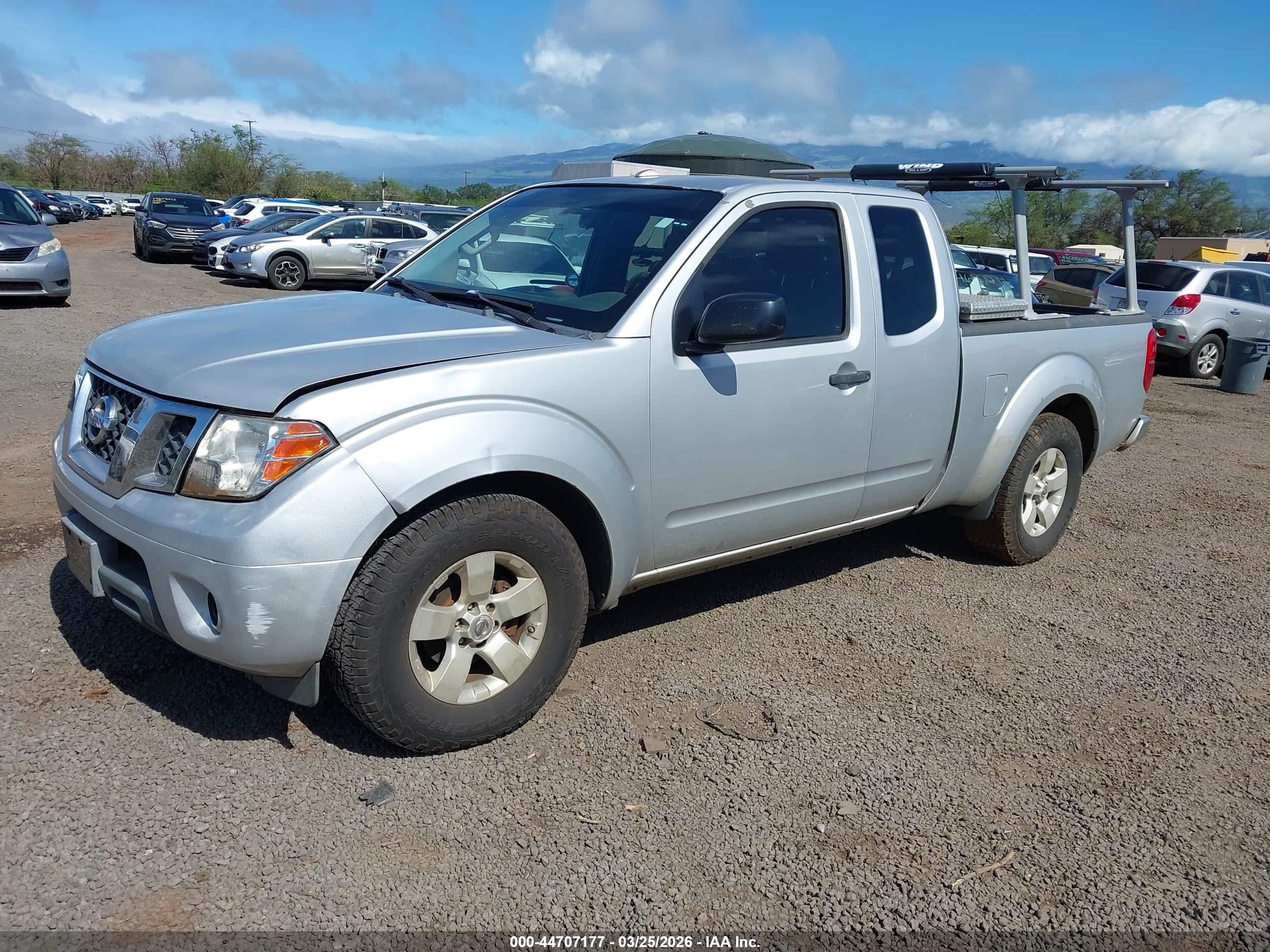 2013 Nissan Frontier Sv-i4 Silver vin: 1N6BD0CT3DN712608