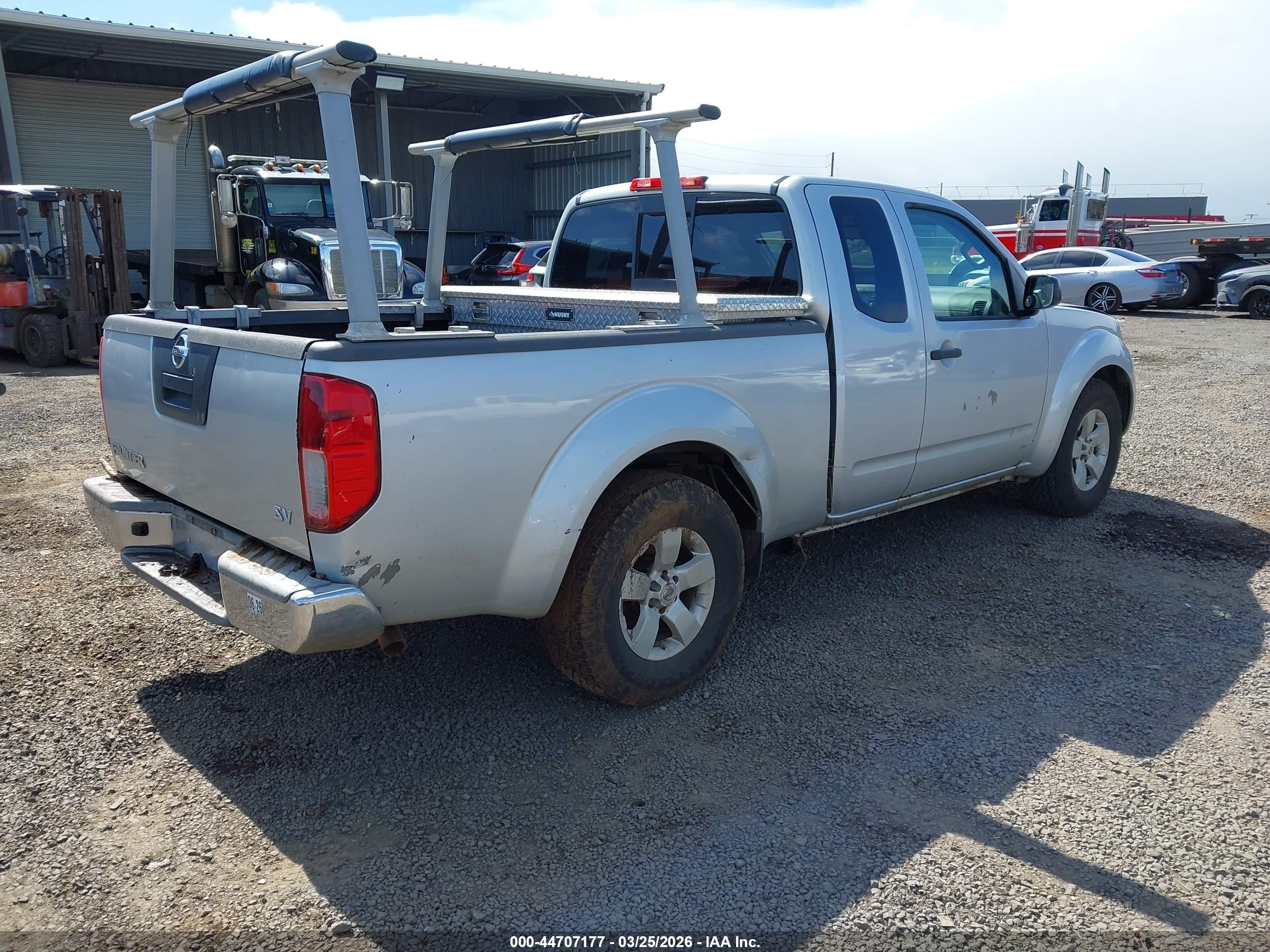 2013 Nissan Frontier Sv-i4 Silver vin: 1N6BD0CT3DN712608