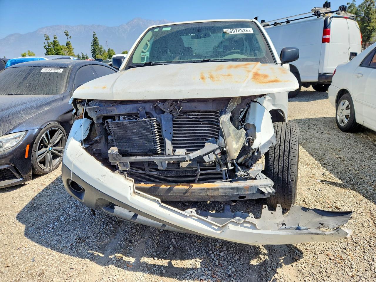2013 Nissan Frontier S White vin: 1N6BD0CT3DN720448