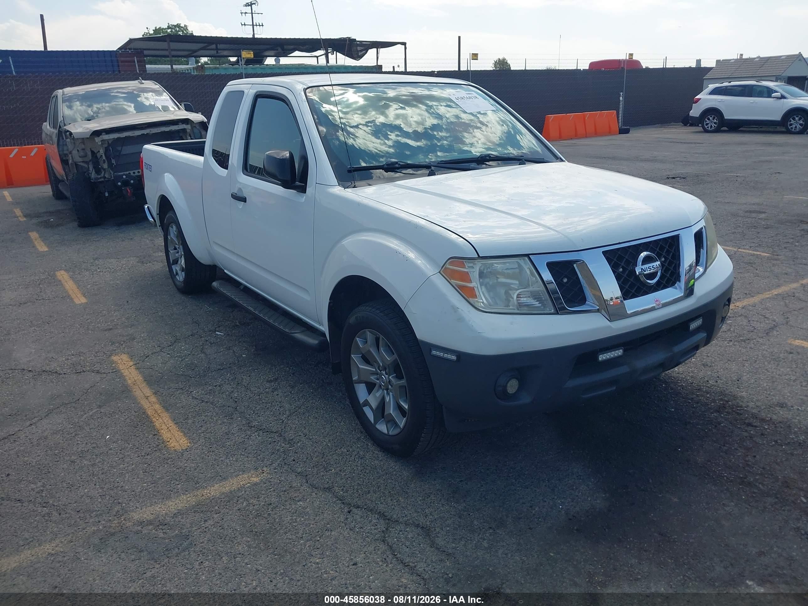 2013 Nissan Frontier S Белый vin: 1N6BD0CT3DN748377