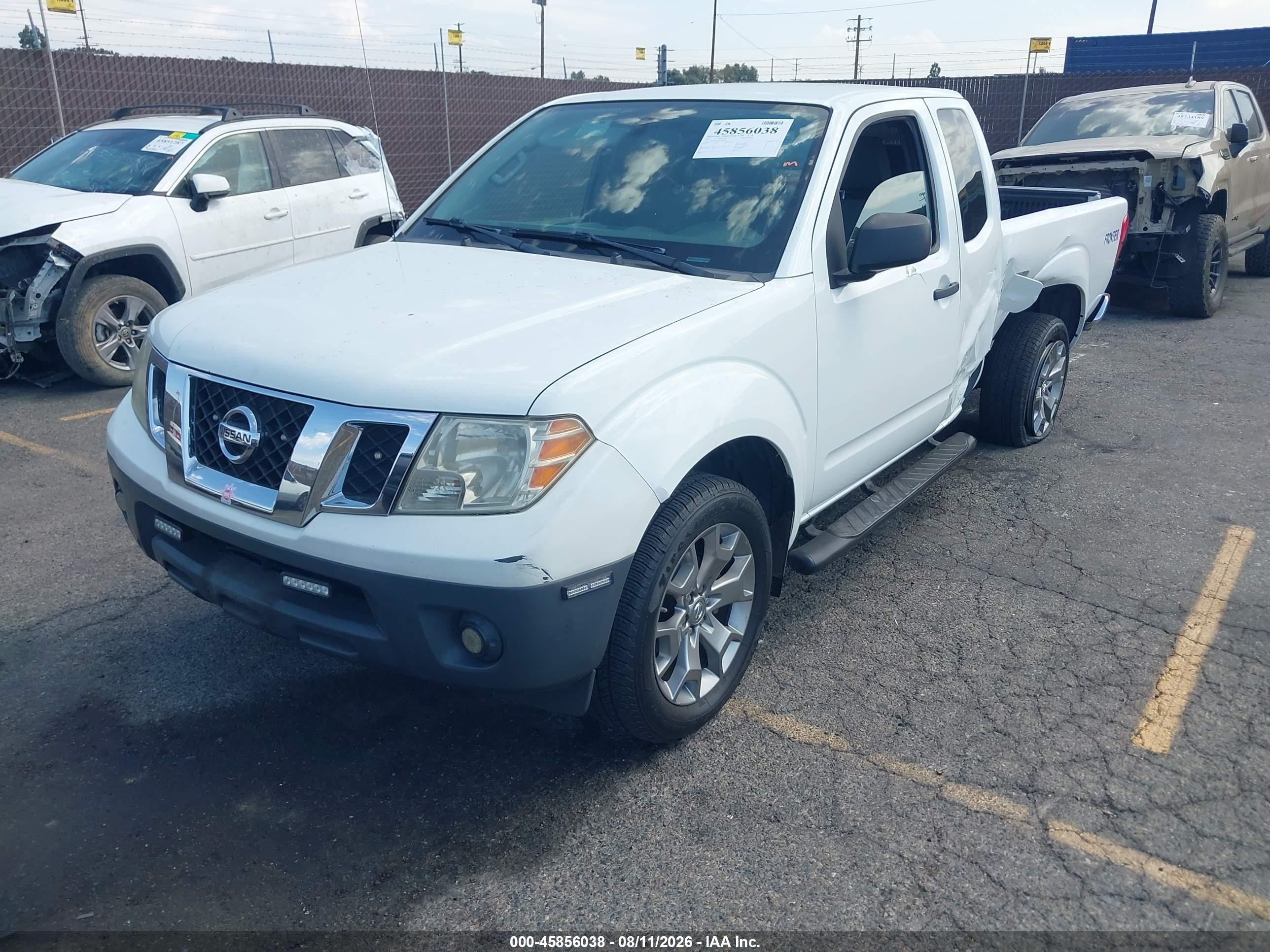 2013 Nissan Frontier S White vin: 1N6BD0CT3DN748377