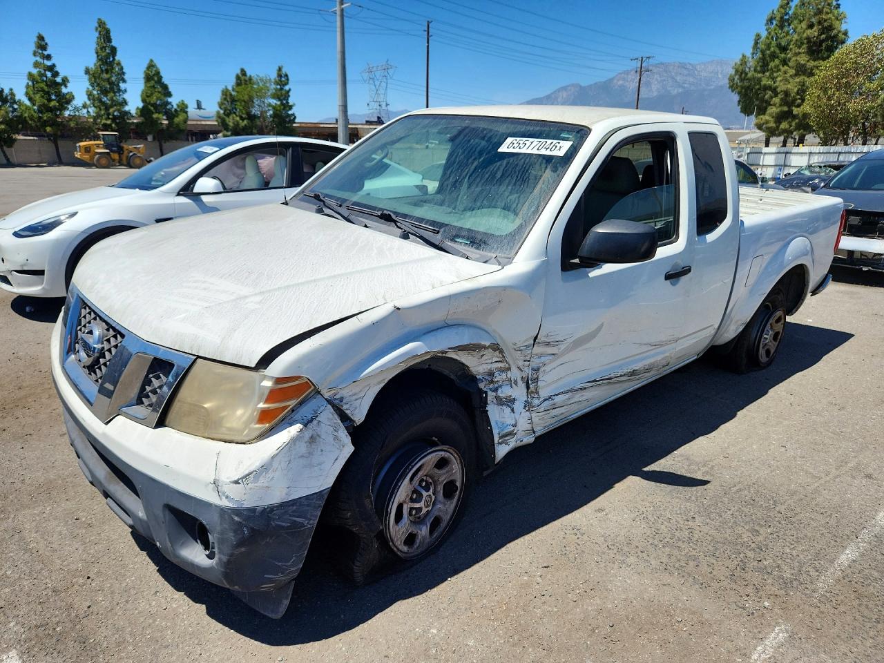 2013 Nissan Frontier S White vin: 1N6BD0CT3DN752915