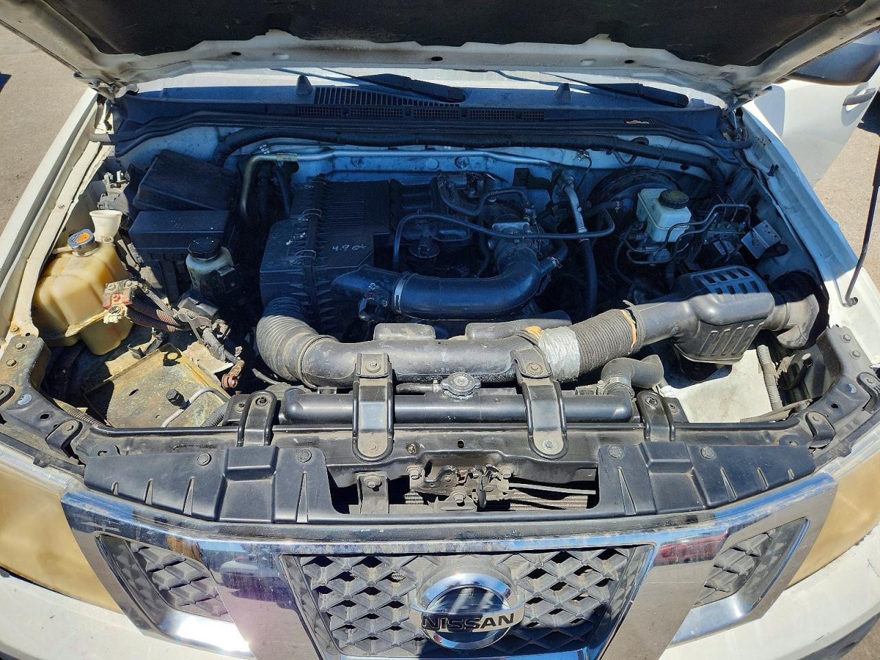 2013 Nissan Frontier S Белый vin: 1N6BD0CT3DN752915
