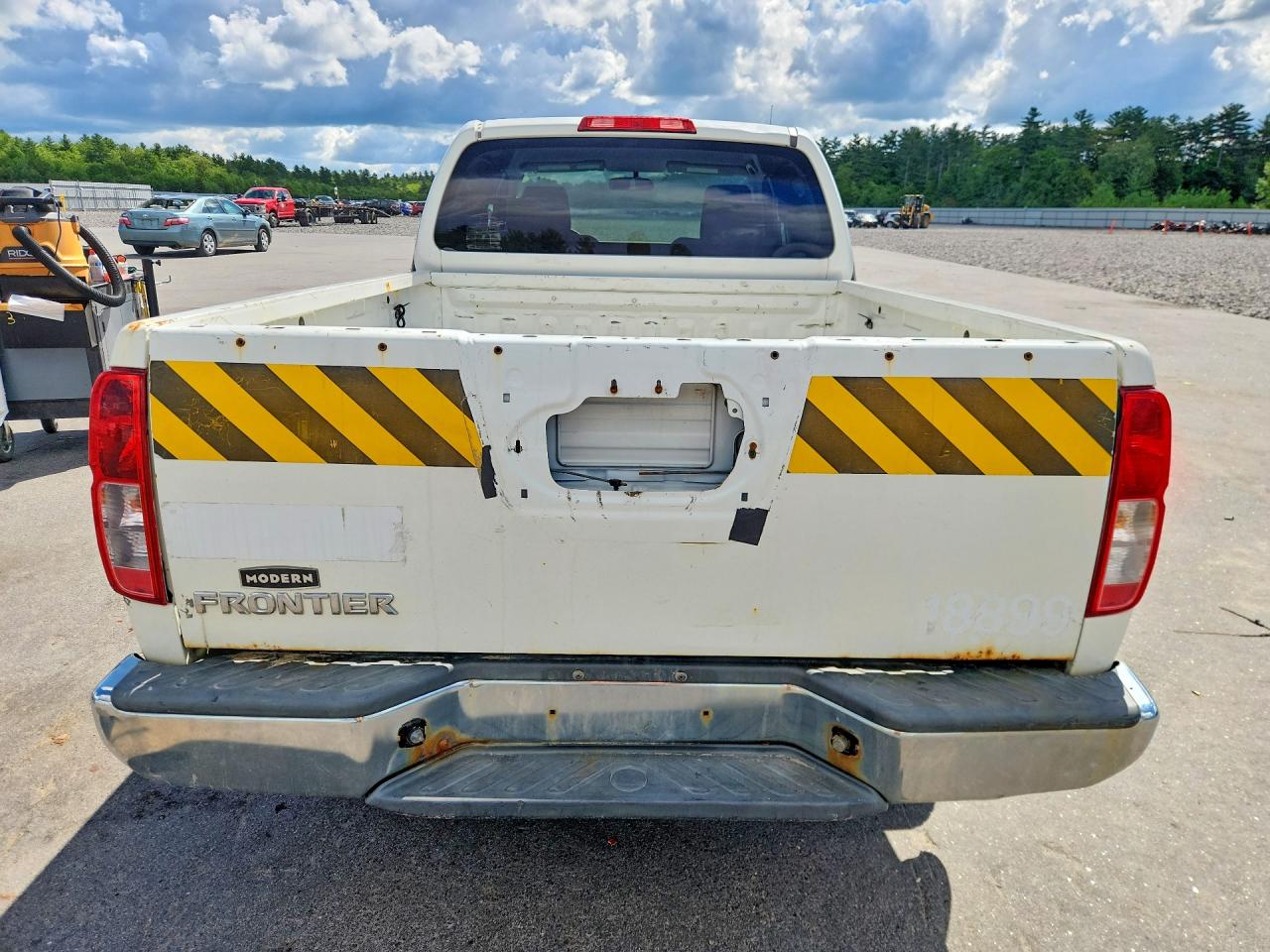 2013 Nissan Frontier S White vin: 1N6BD0CT3DN761419