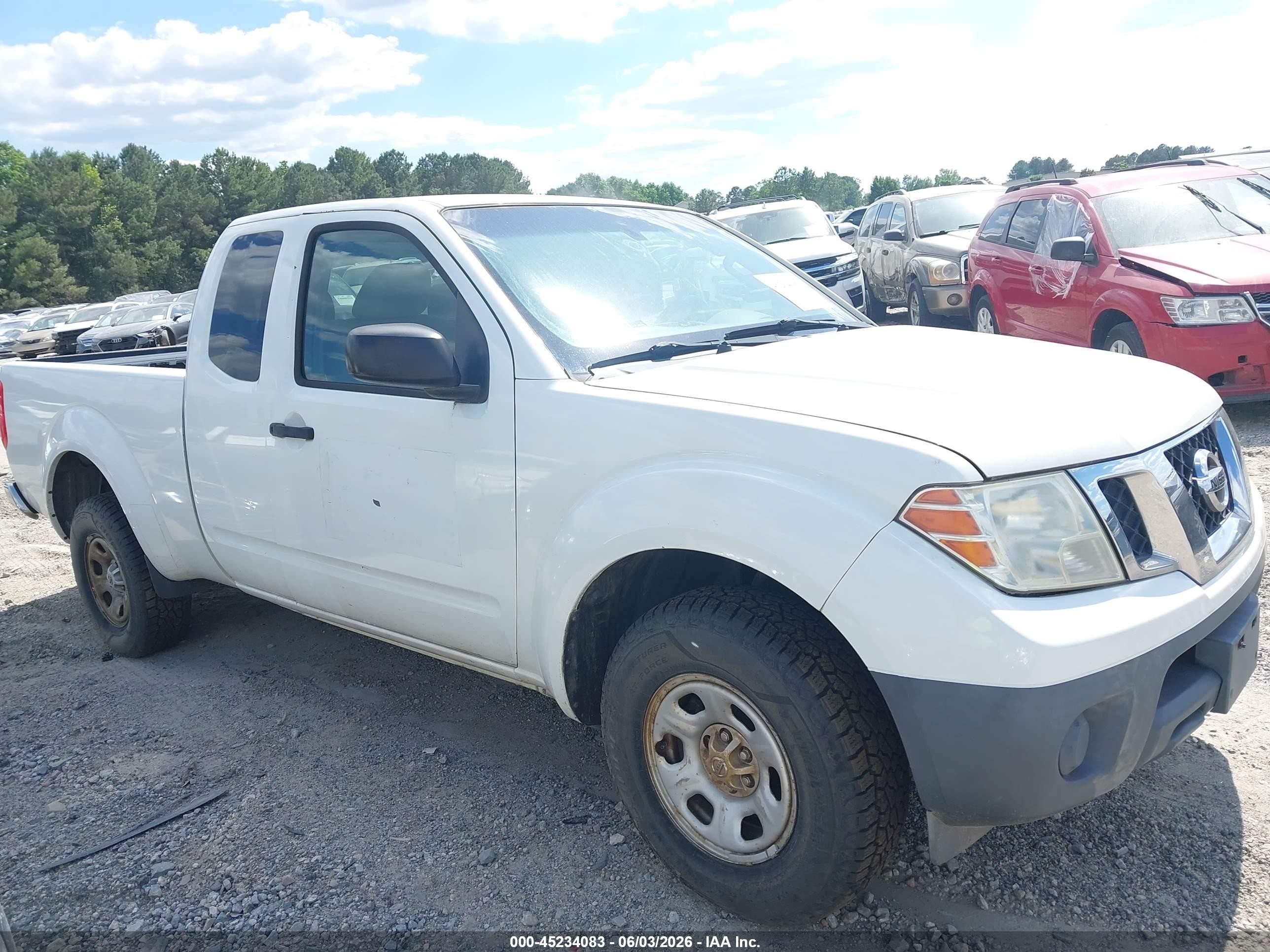 2014 Nissan Frontier S White vin: 1N6BD0CT3EN725473