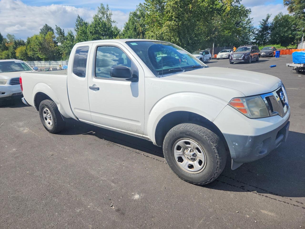 2015 Nissan Frontier S White vin: 1N6BD0CT3FN710747