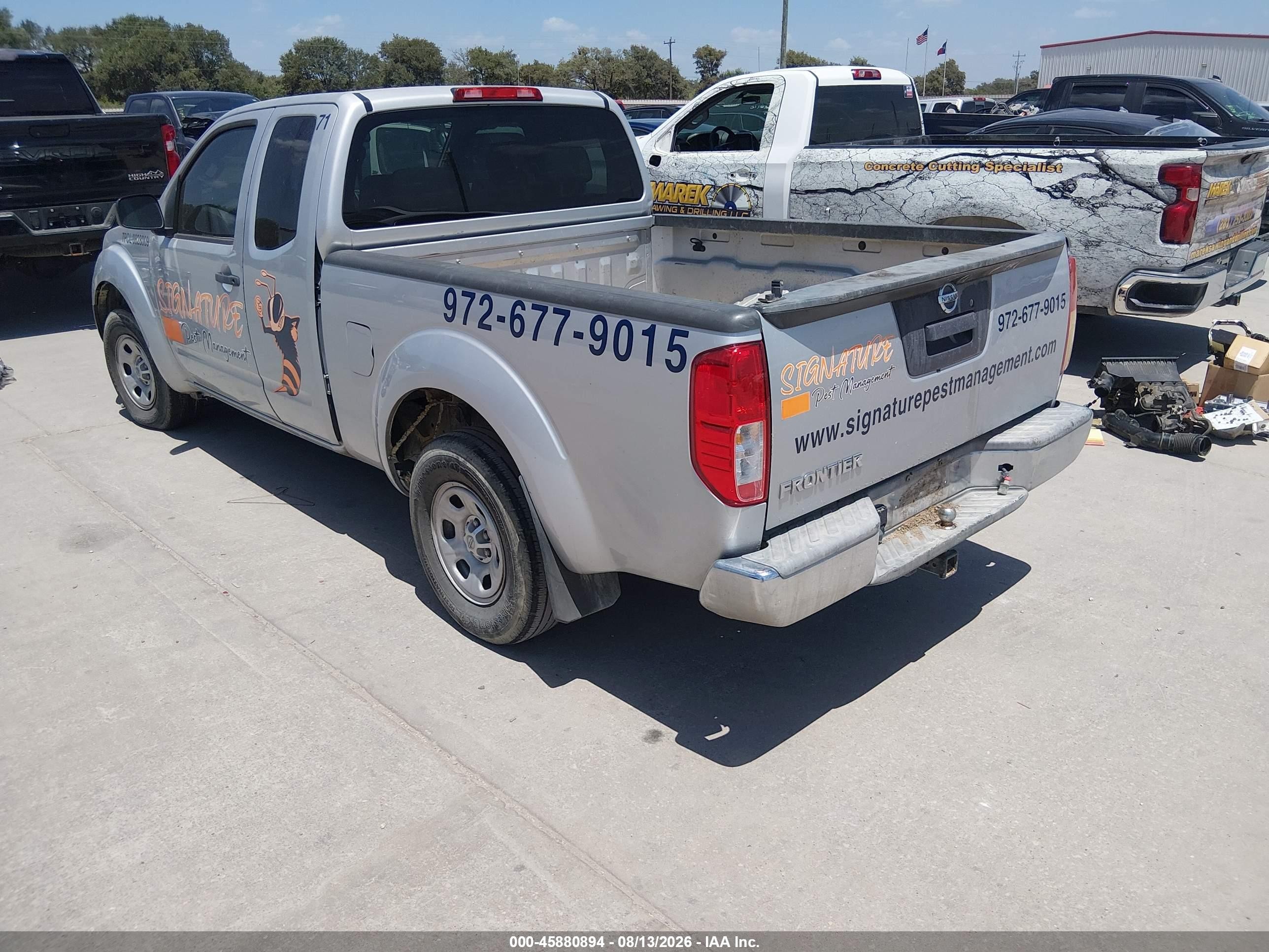 2015 Nissan Frontier S/sv-i4 Silver vin: 1N6BD0CT3FN737561