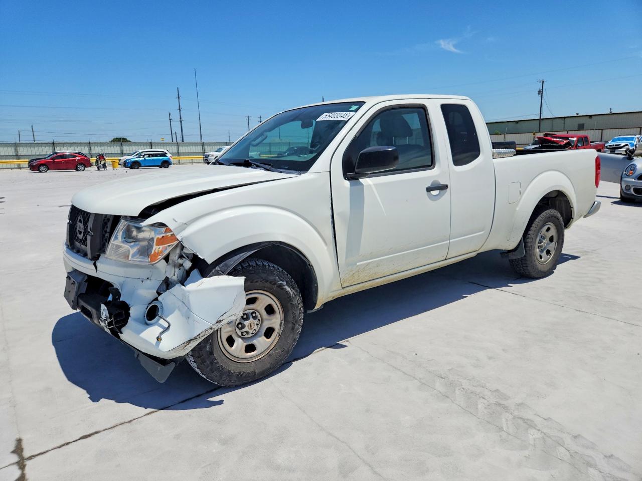 2015 Nissan Frontier S White vin: 1N6BD0CT3FN745370