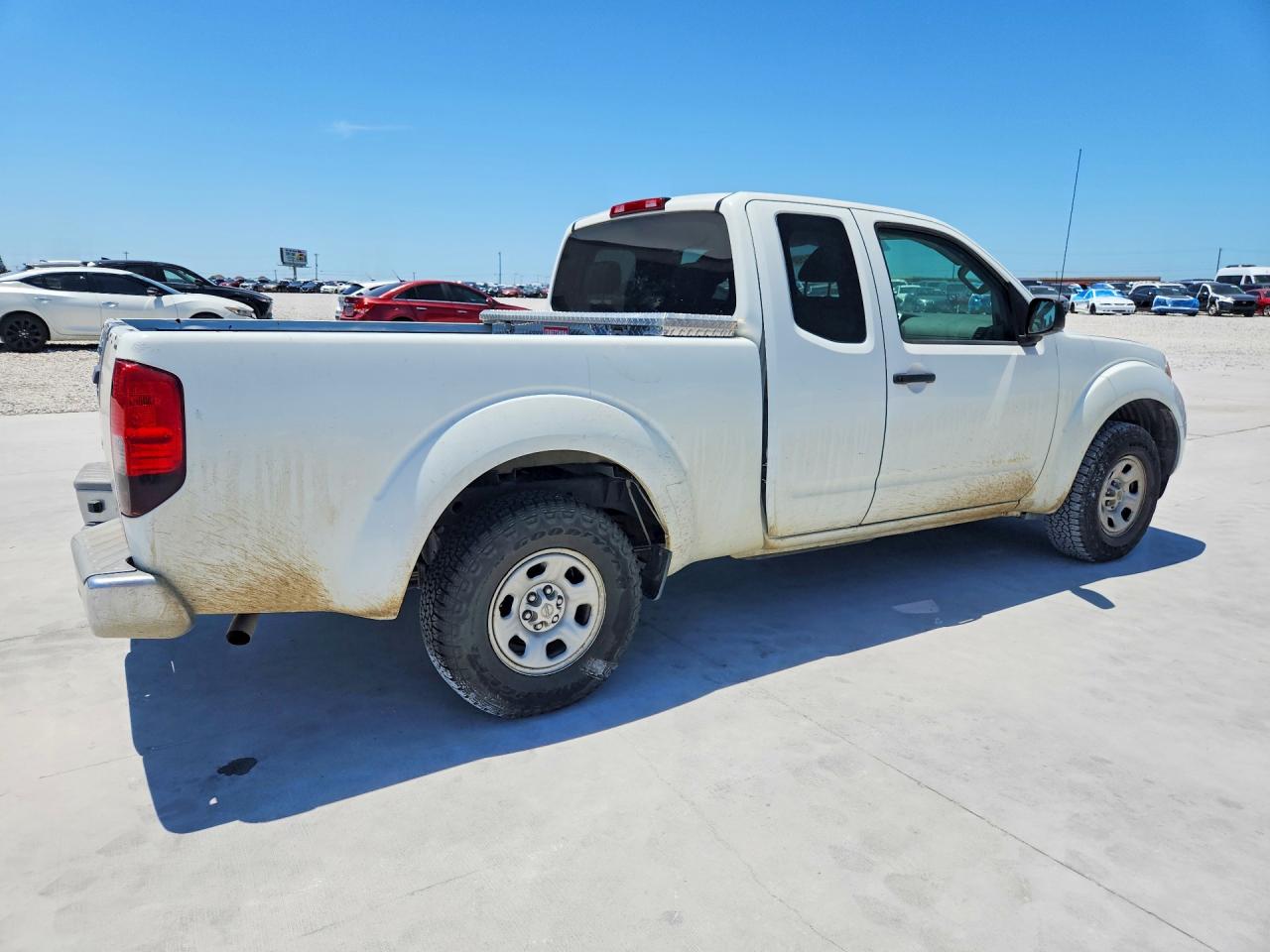 2015 Nissan Frontier S White vin: 1N6BD0CT3FN745370
