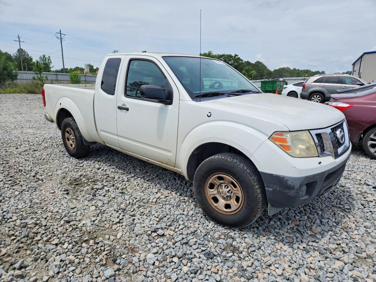 2015 Nissan Frontier S White vin: 1N6BD0CT3FN749872