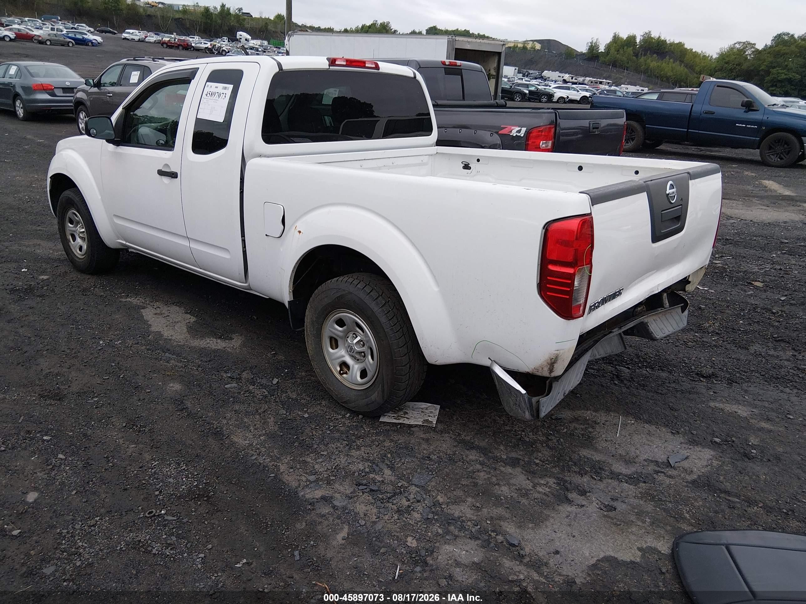2012 Nissan Frontier S White vin: 1N6BD0CT4CC454898