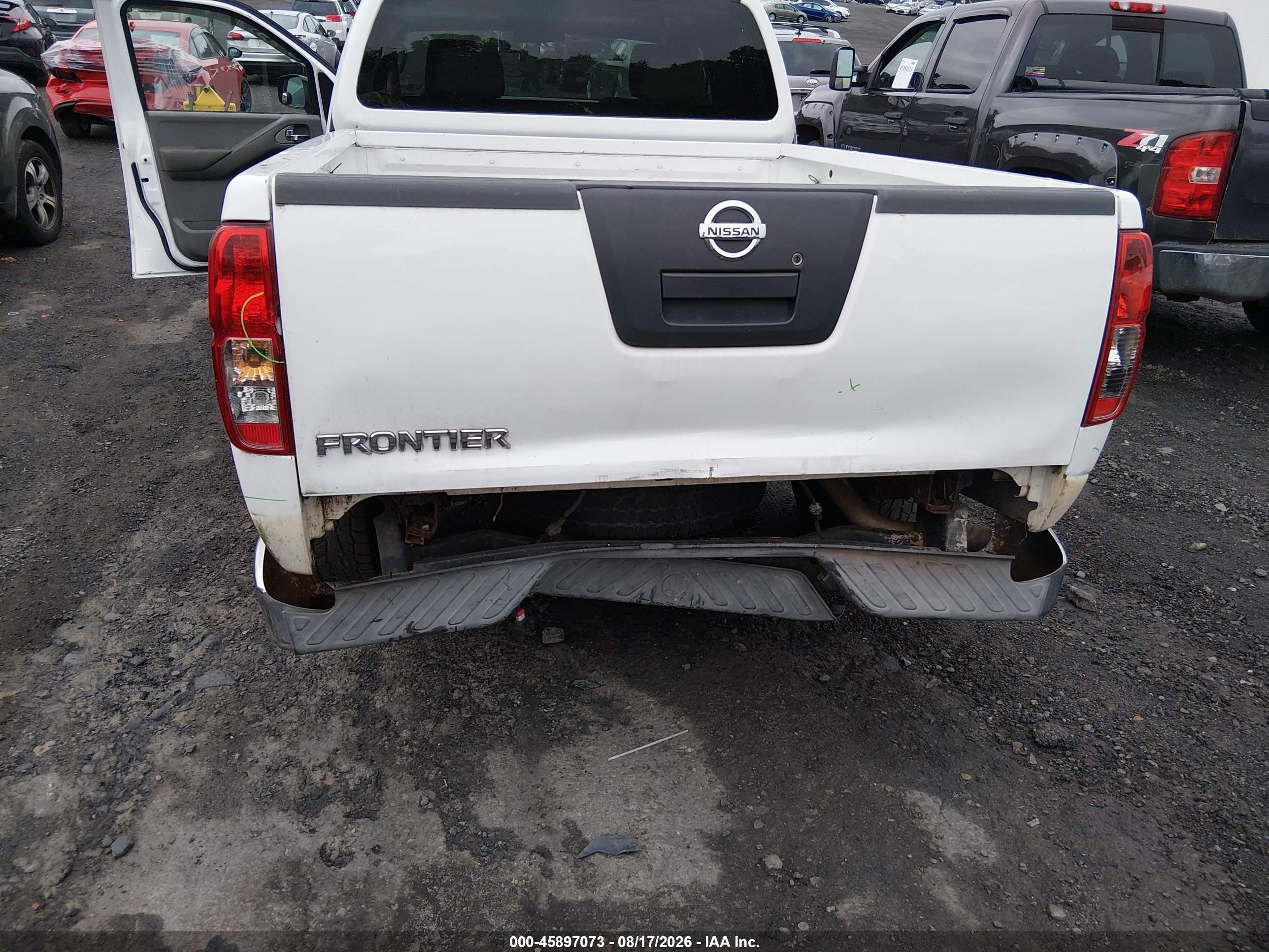 2012 Nissan Frontier S White vin: 1N6BD0CT4CC454898