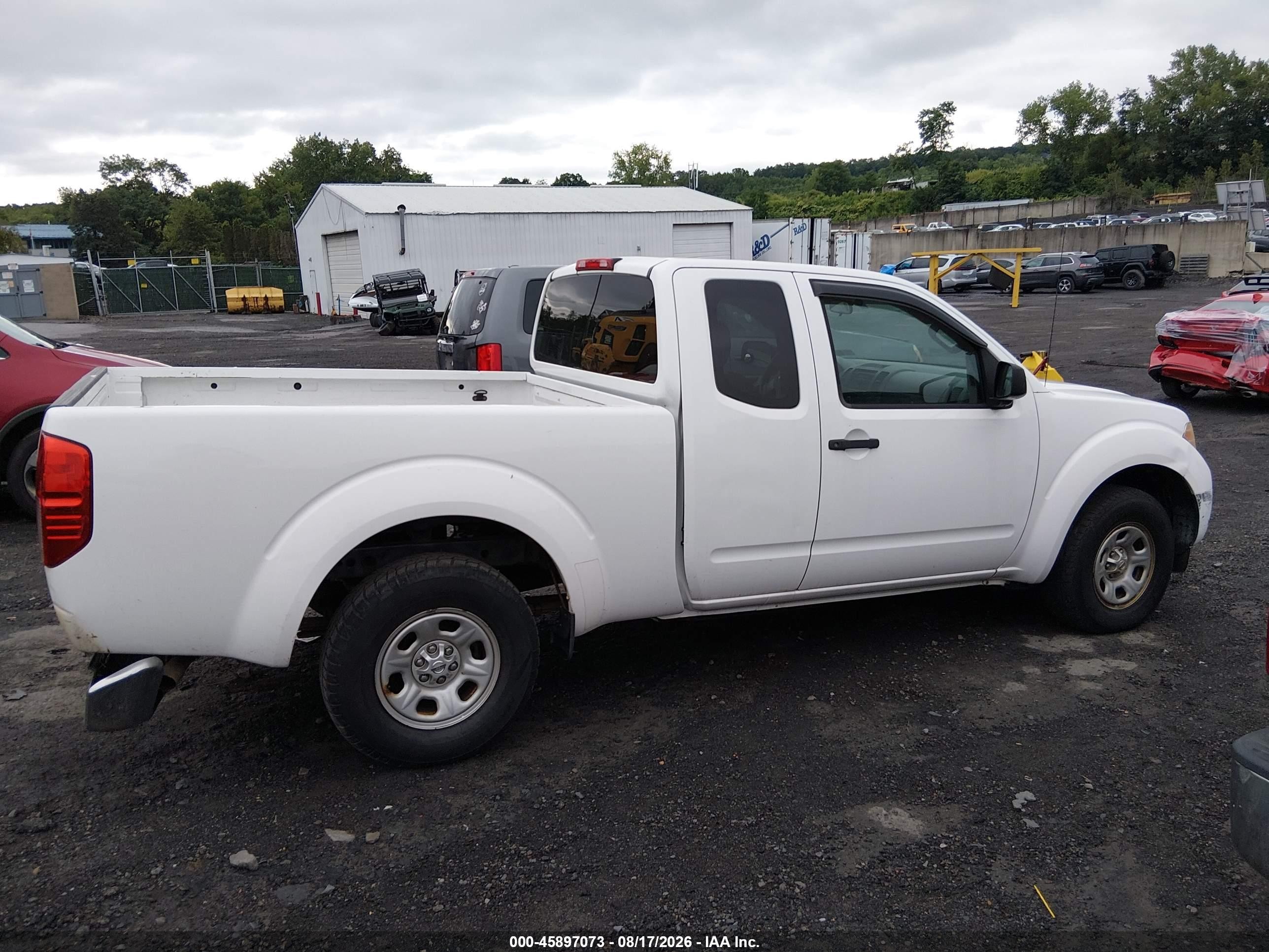 2012 Nissan Frontier S White vin: 1N6BD0CT4CC454898