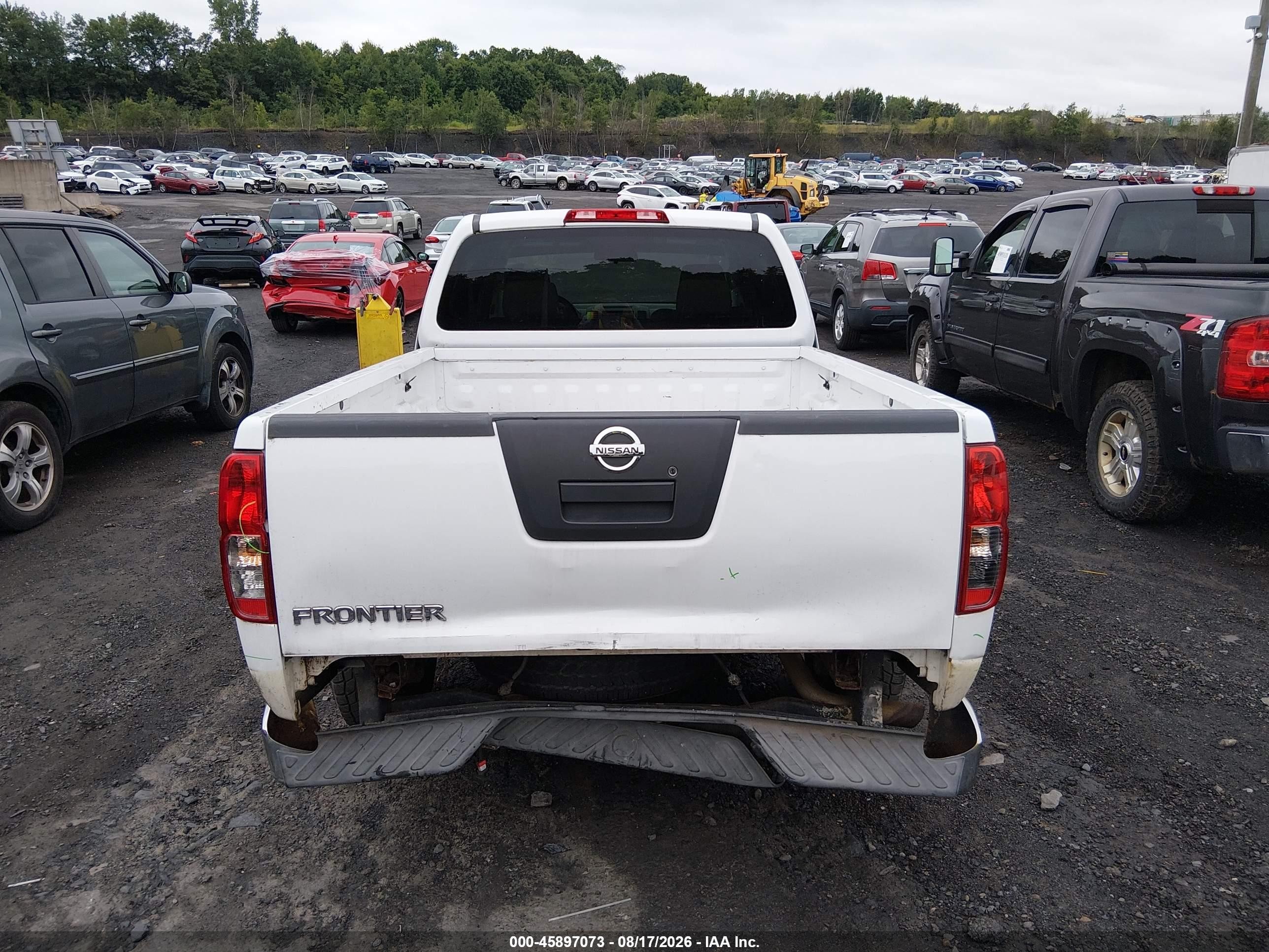 2012 Nissan Frontier S White vin: 1N6BD0CT4CC454898
