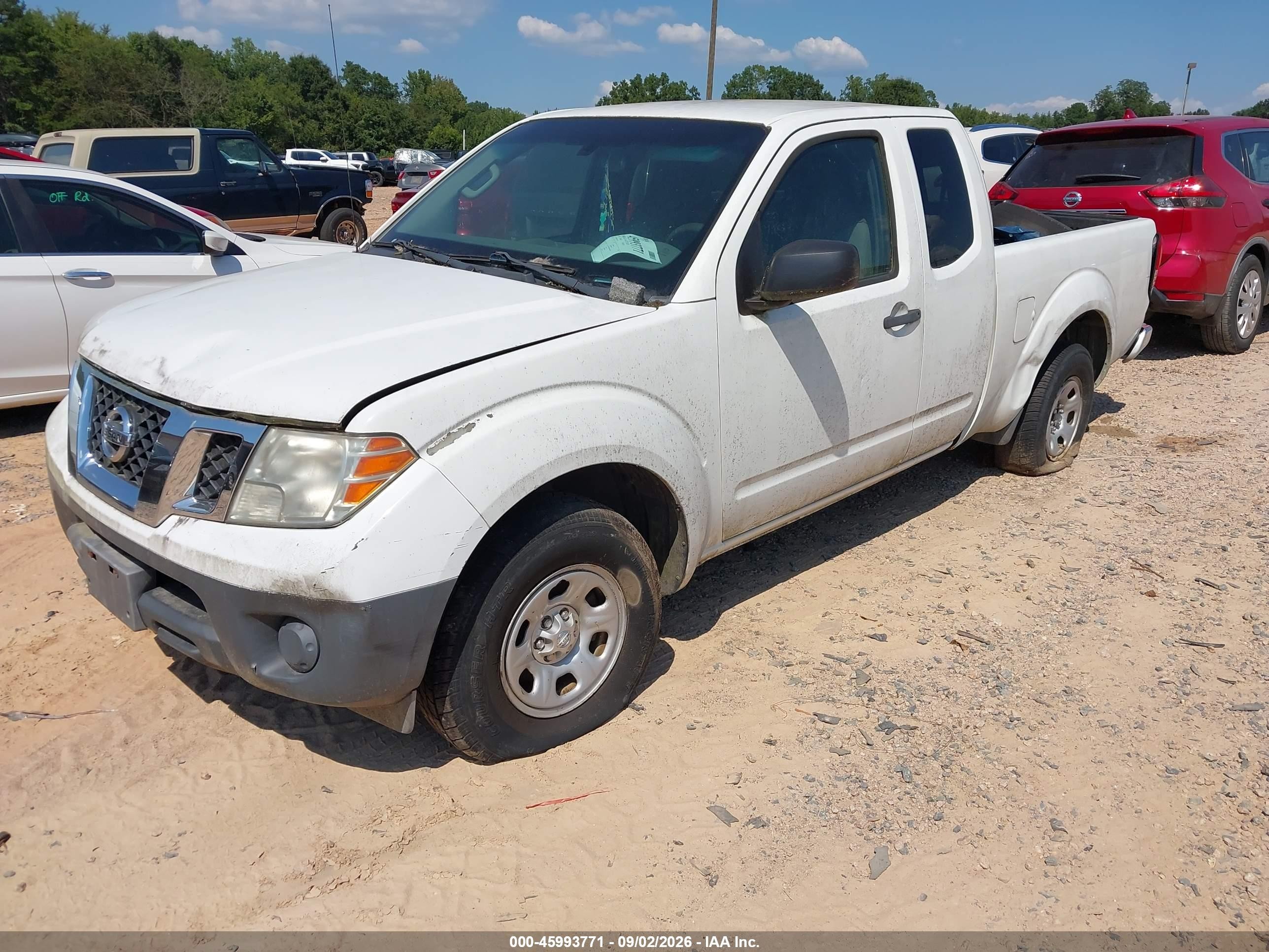 2013 Nissan Frontier S White vin: 1N6BD0CT4DN715548