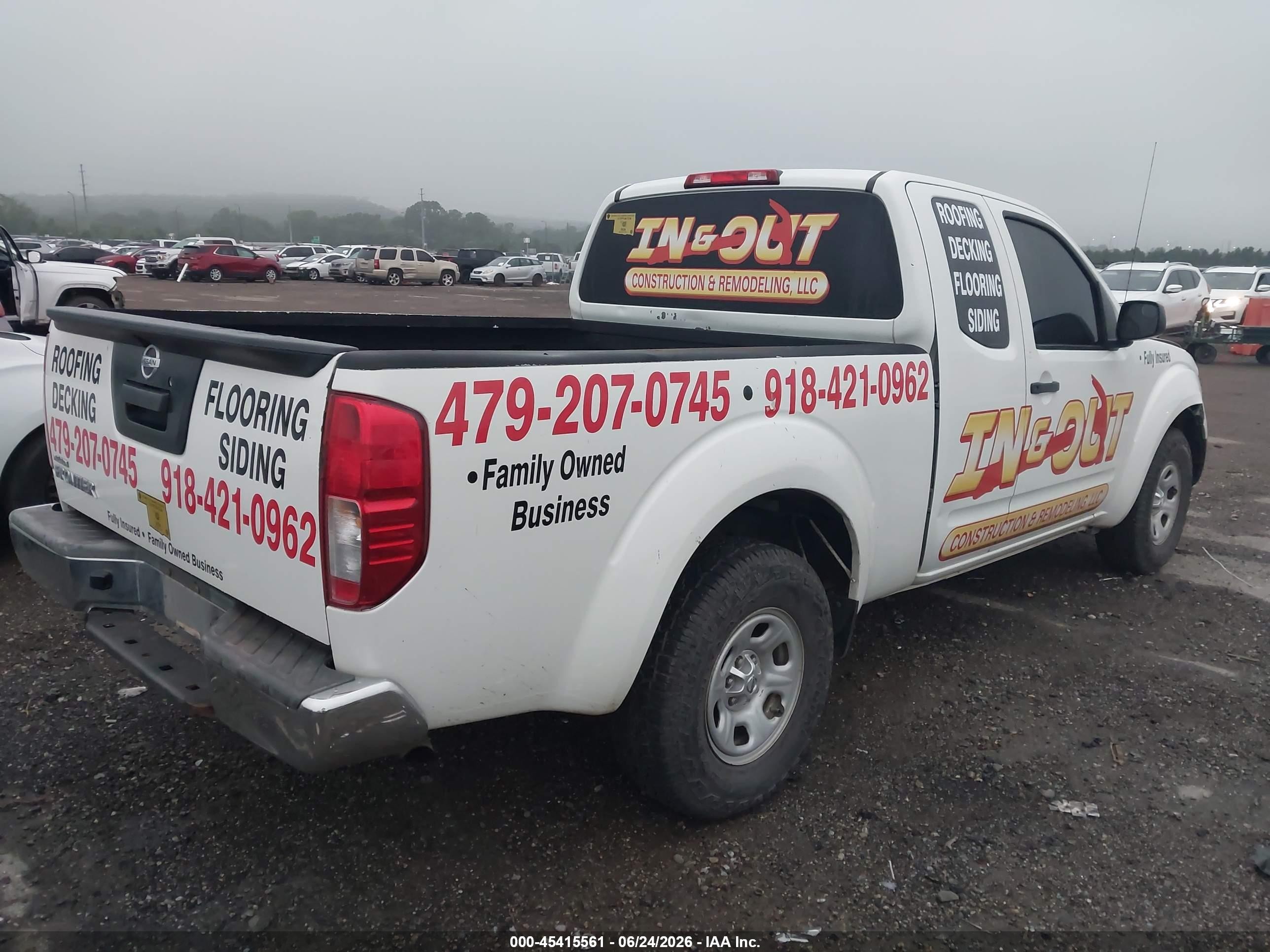 2013 Nissan Frontier S Белый vin: 1N6BD0CT4DN754267