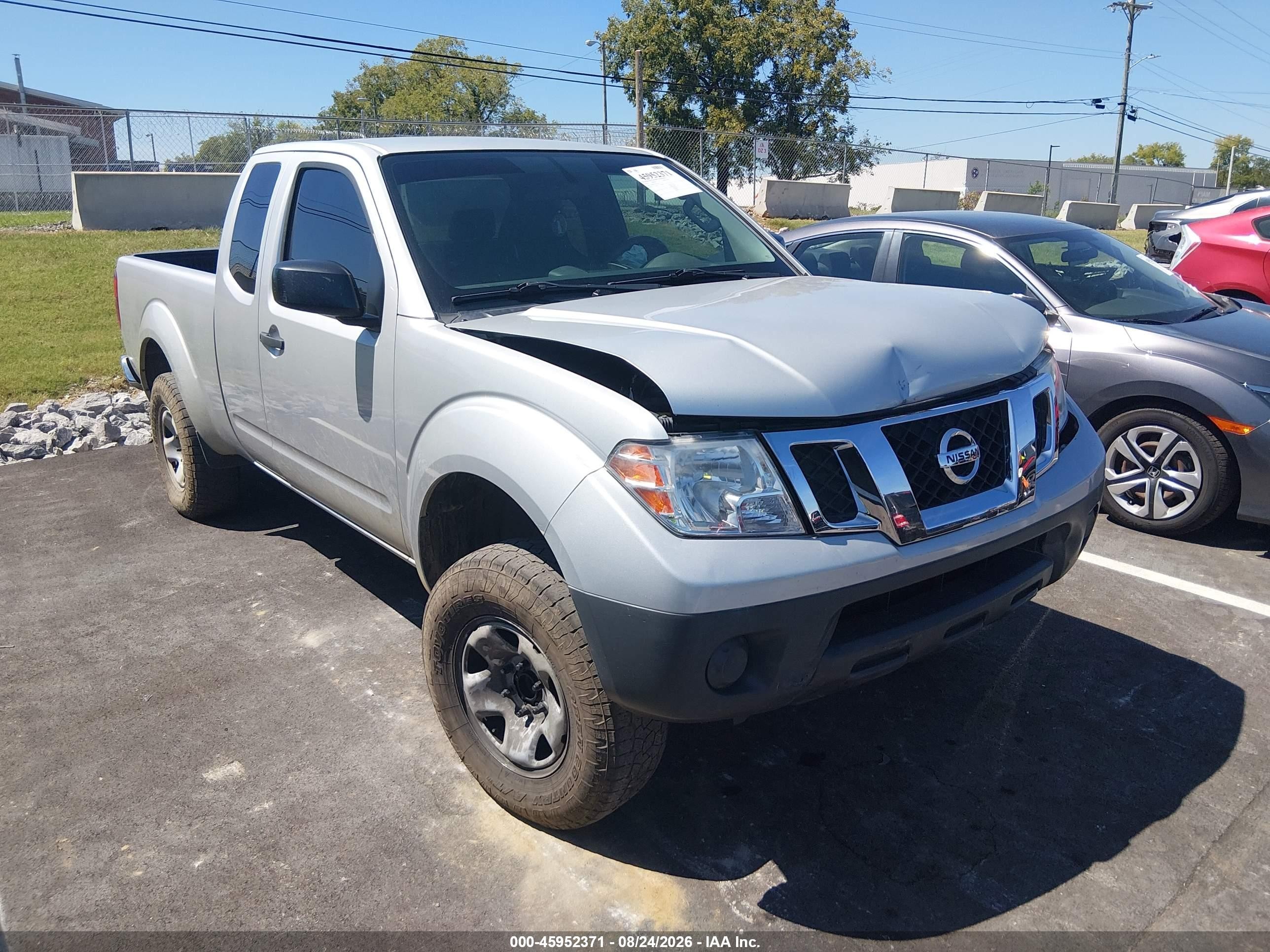 2014 Nissan Frontier S Silver vin: 1N6BD0CT4EN710254