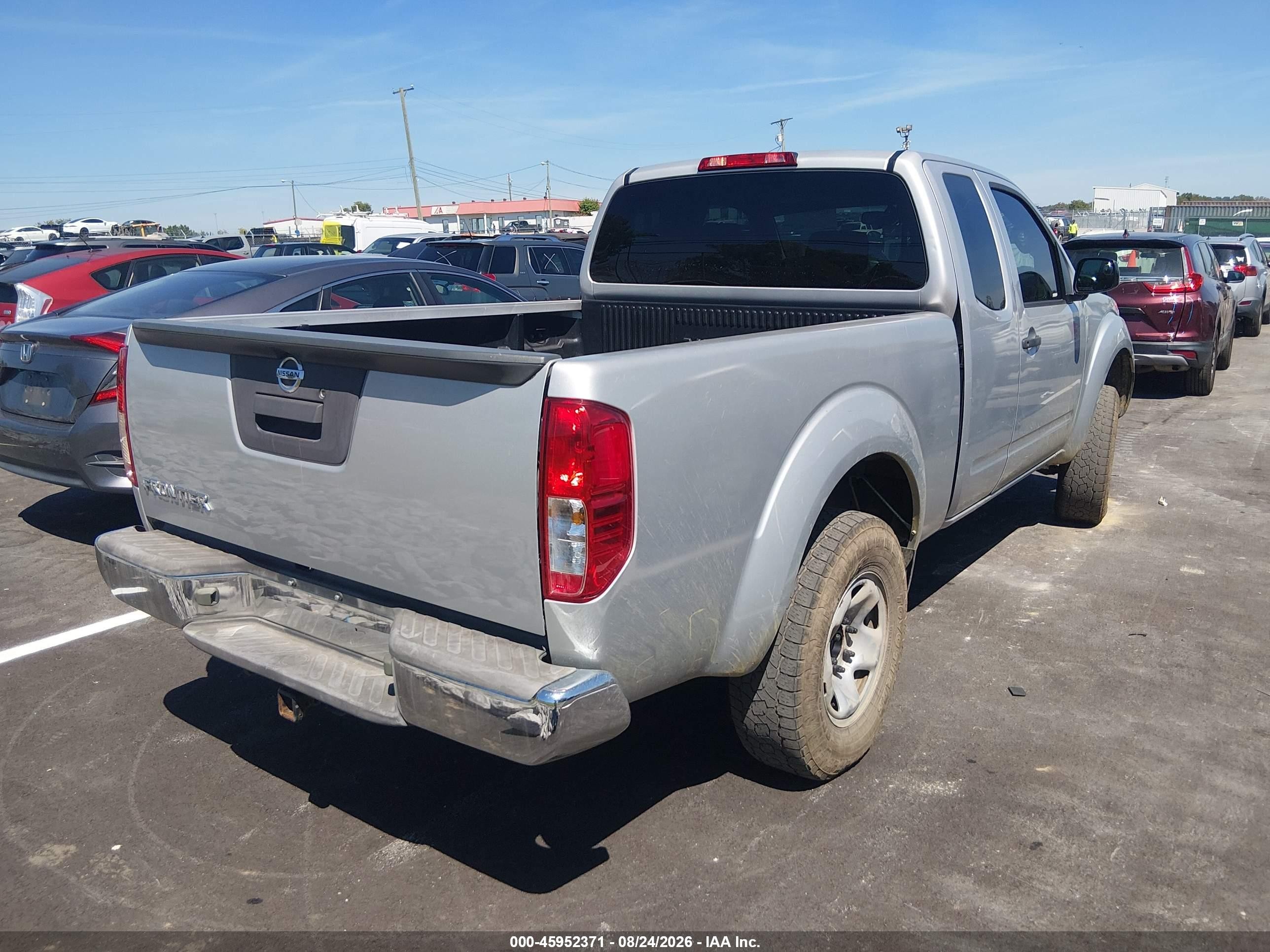 2014 Nissan Frontier S Silver vin: 1N6BD0CT4EN710254
