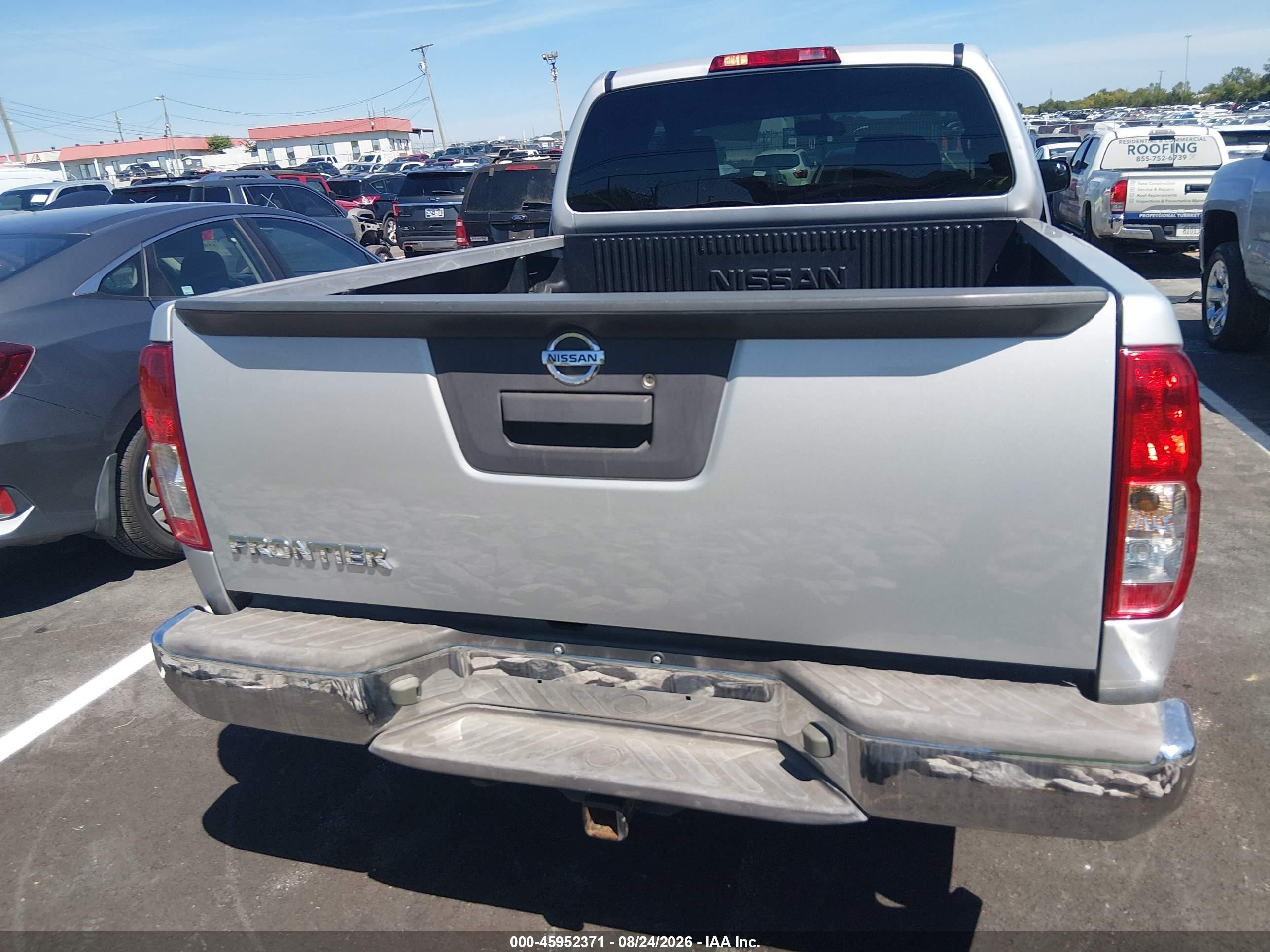 2014 Nissan Frontier S Silver vin: 1N6BD0CT4EN710254