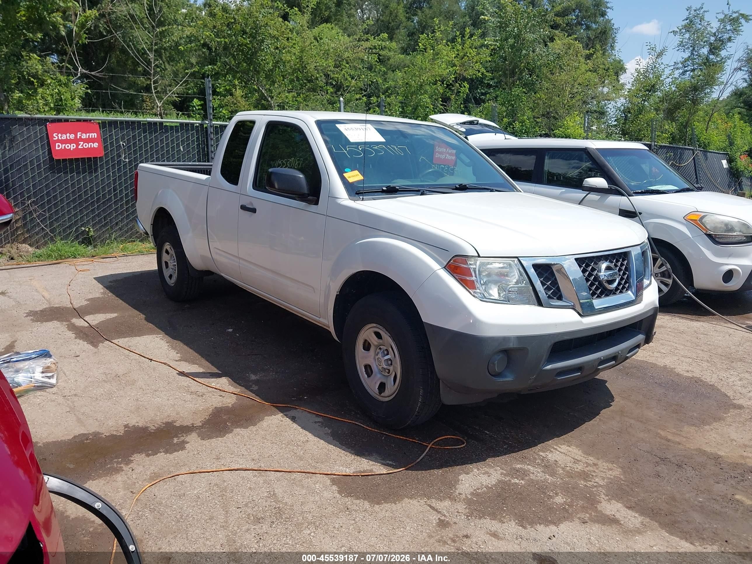 2014 Nissan Frontier S Белый vin: 1N6BD0CT4EN727393