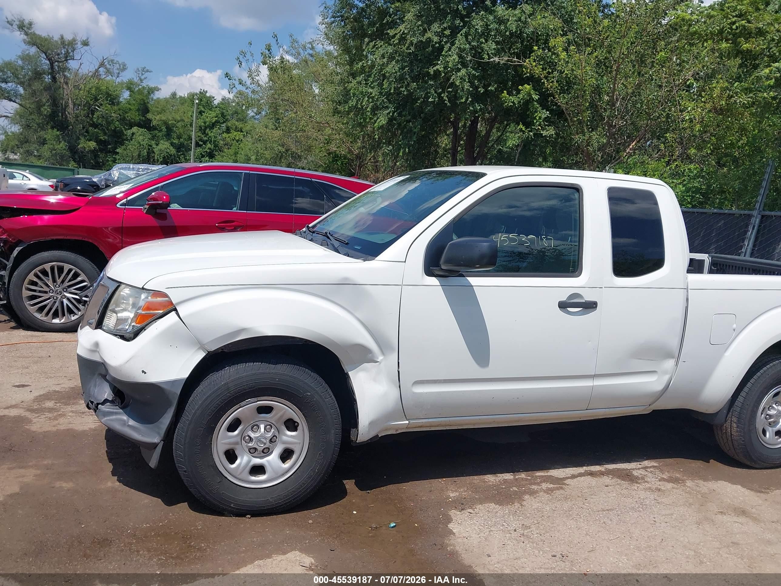 2014 Nissan Frontier S White vin: 1N6BD0CT4EN727393