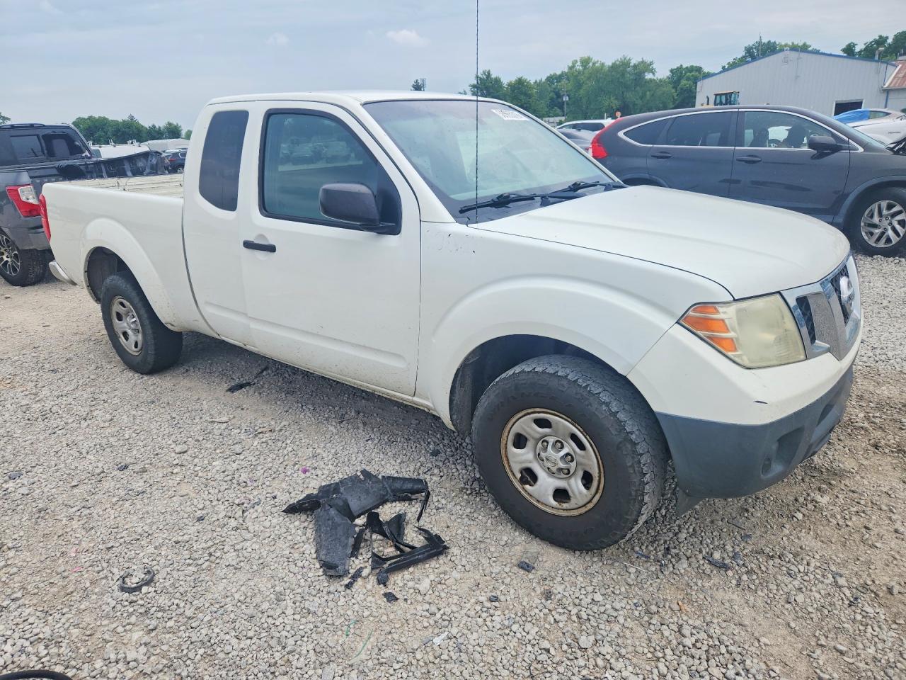 2015 Nissan Frontier S White vin: 1N6BD0CT4FN701300