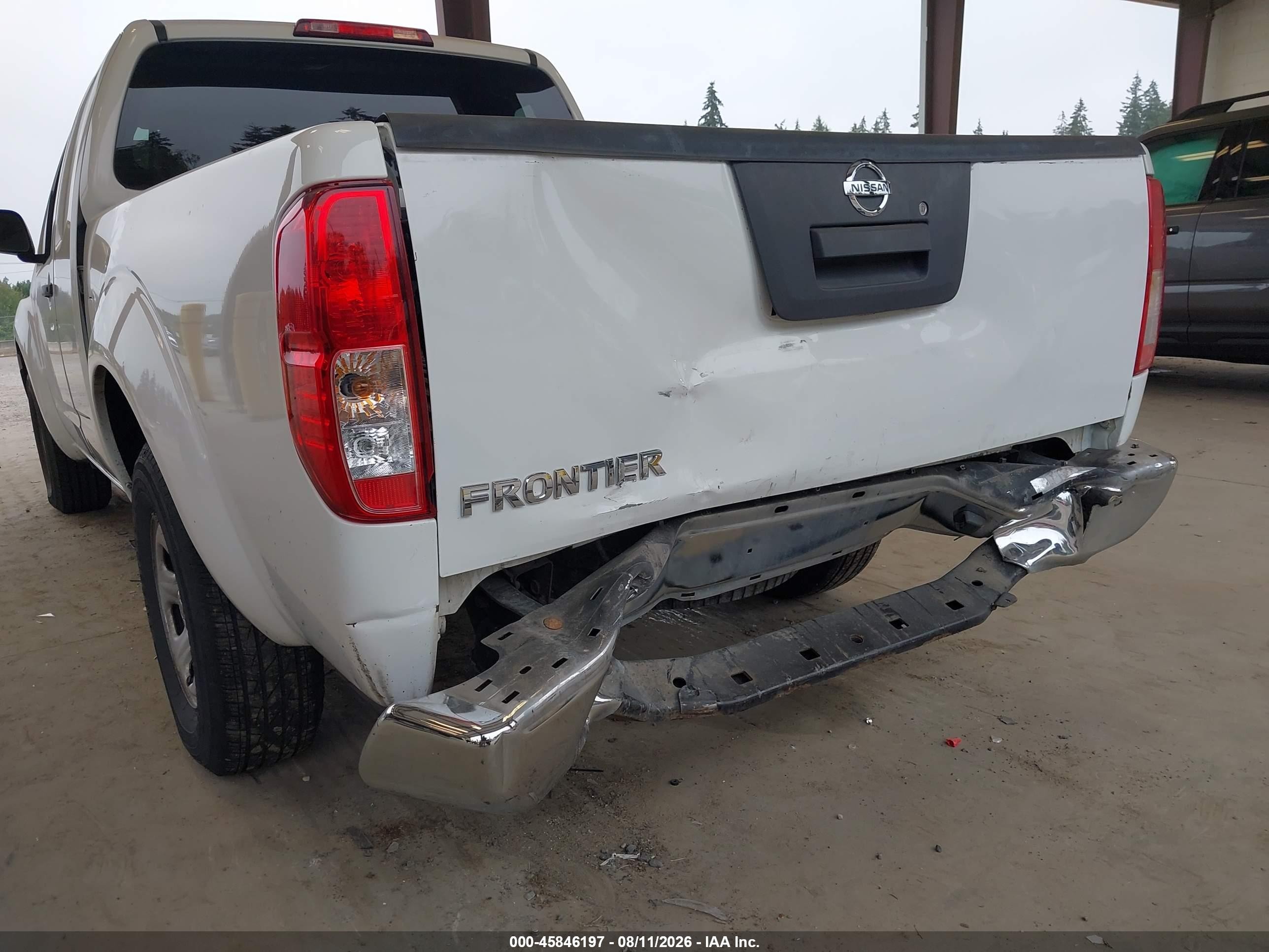 2015 Nissan Frontier S White vin: 1N6BD0CT4FN716170