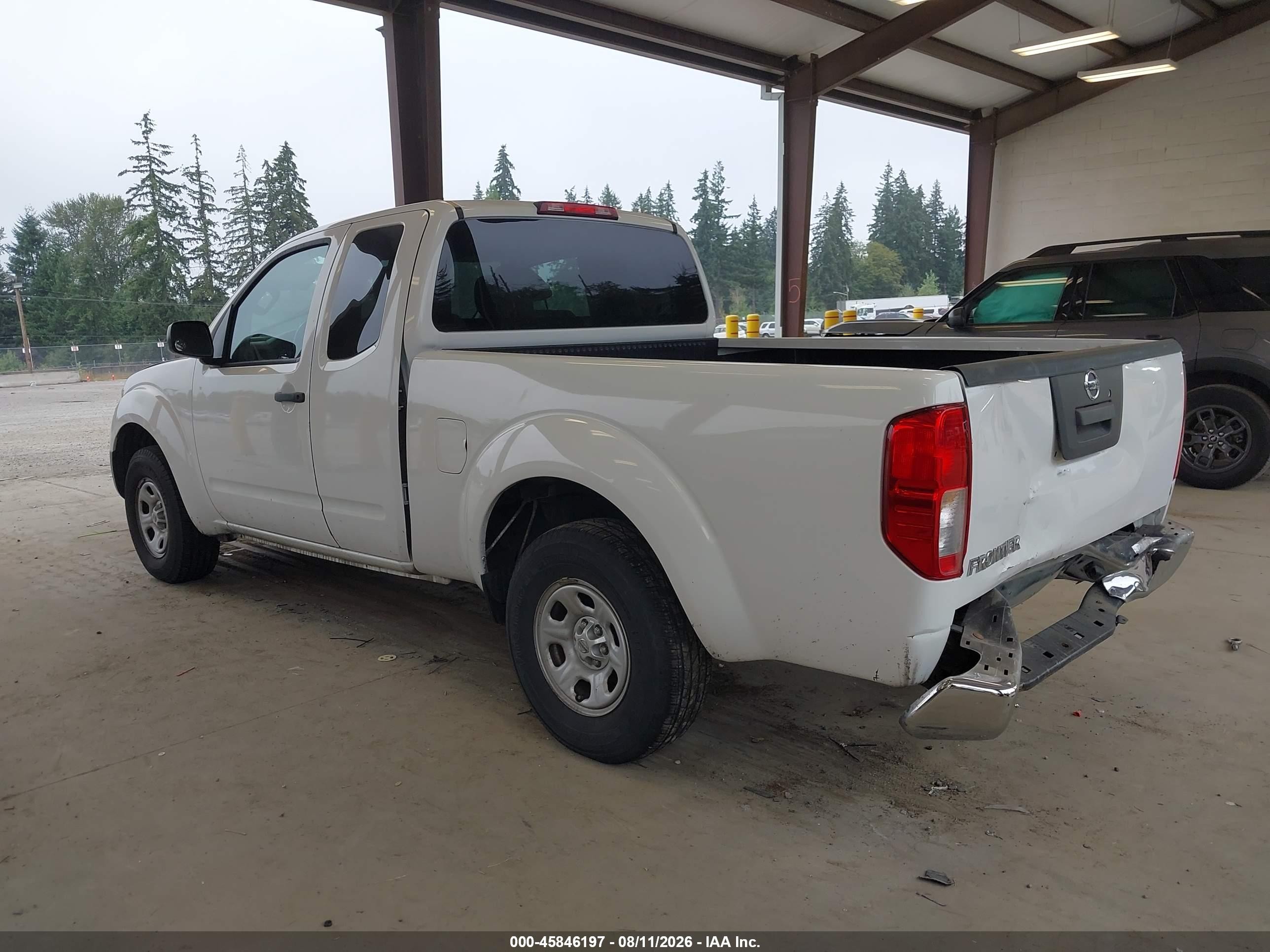 2015 Nissan Frontier S White vin: 1N6BD0CT4FN716170