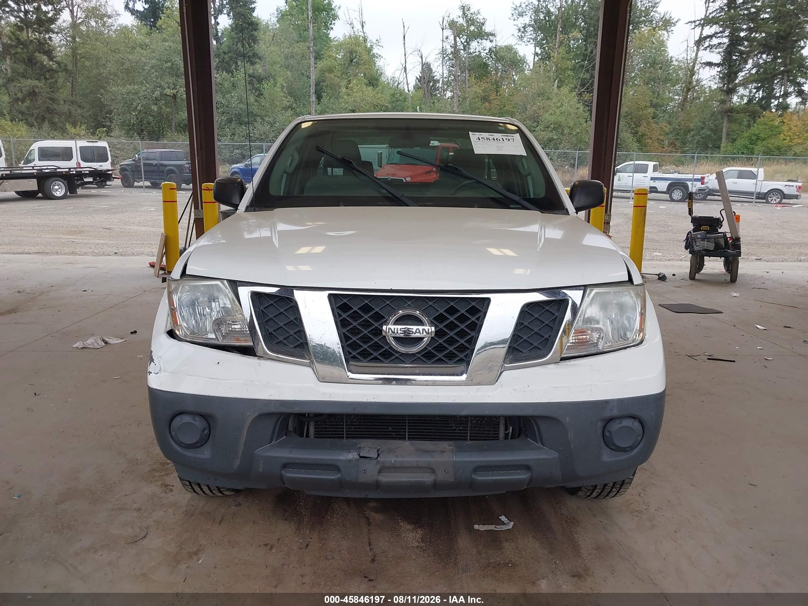 2015 Nissan Frontier S White vin: 1N6BD0CT4FN716170