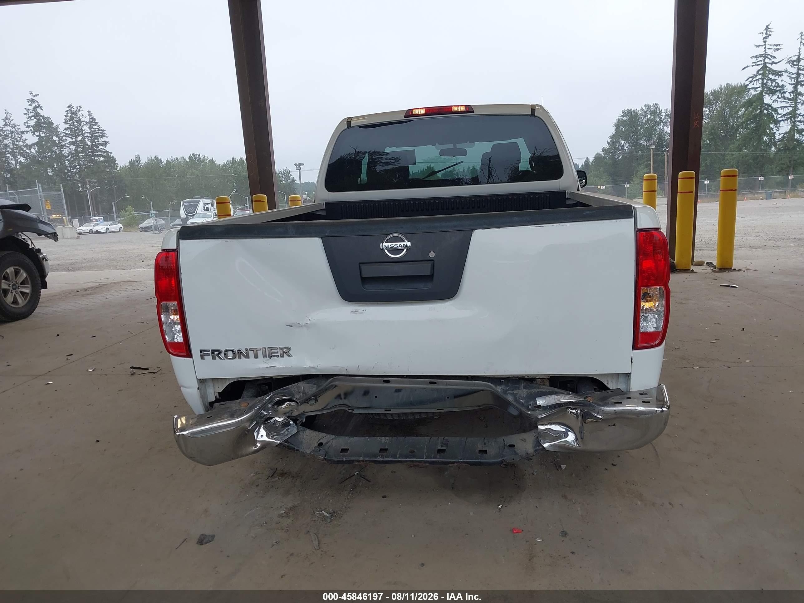 2015 Nissan Frontier S White vin: 1N6BD0CT4FN716170