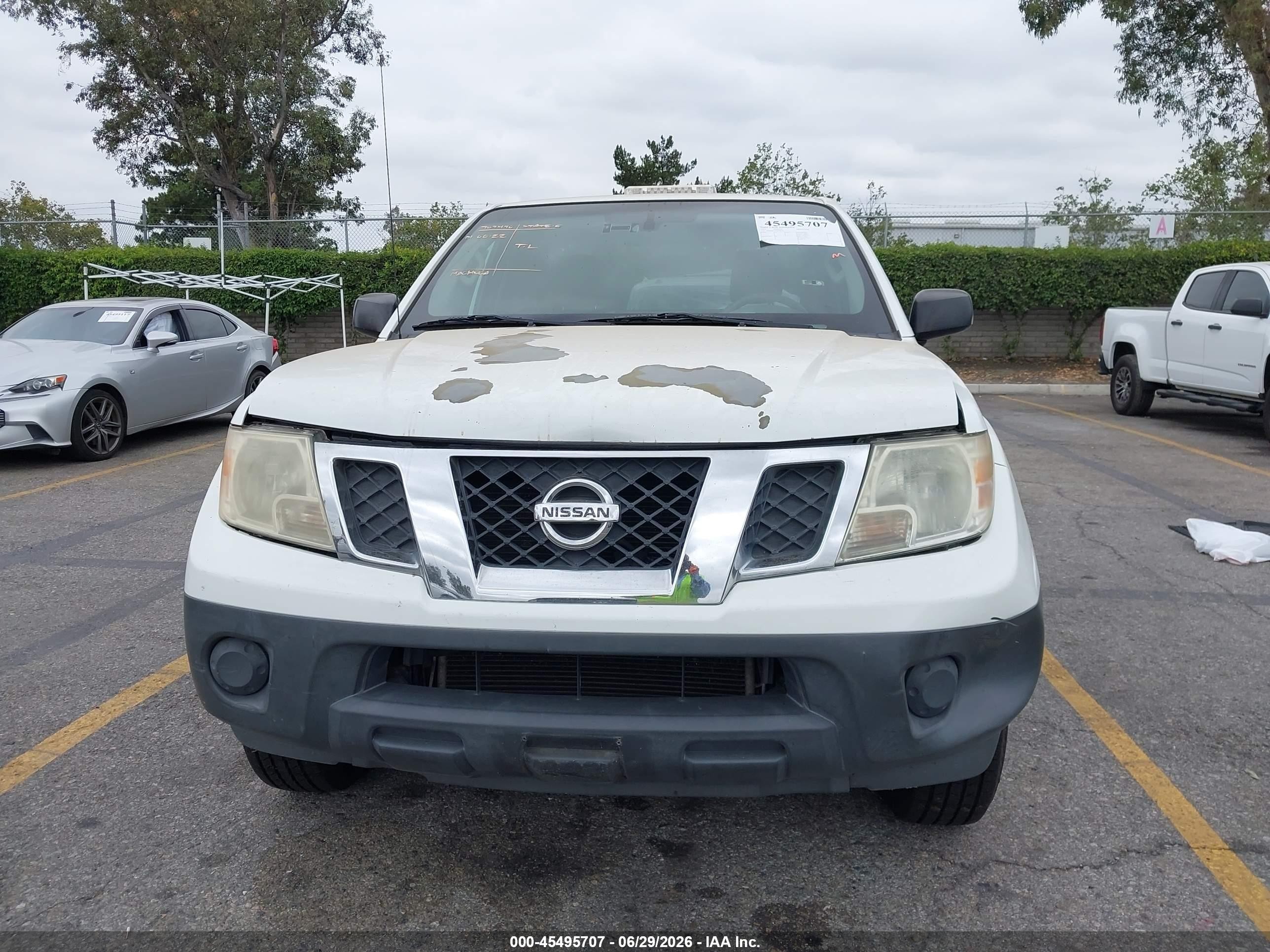 2015 Nissan Frontier S/sv-i4 White vin: 1N6BD0CT4FN768270