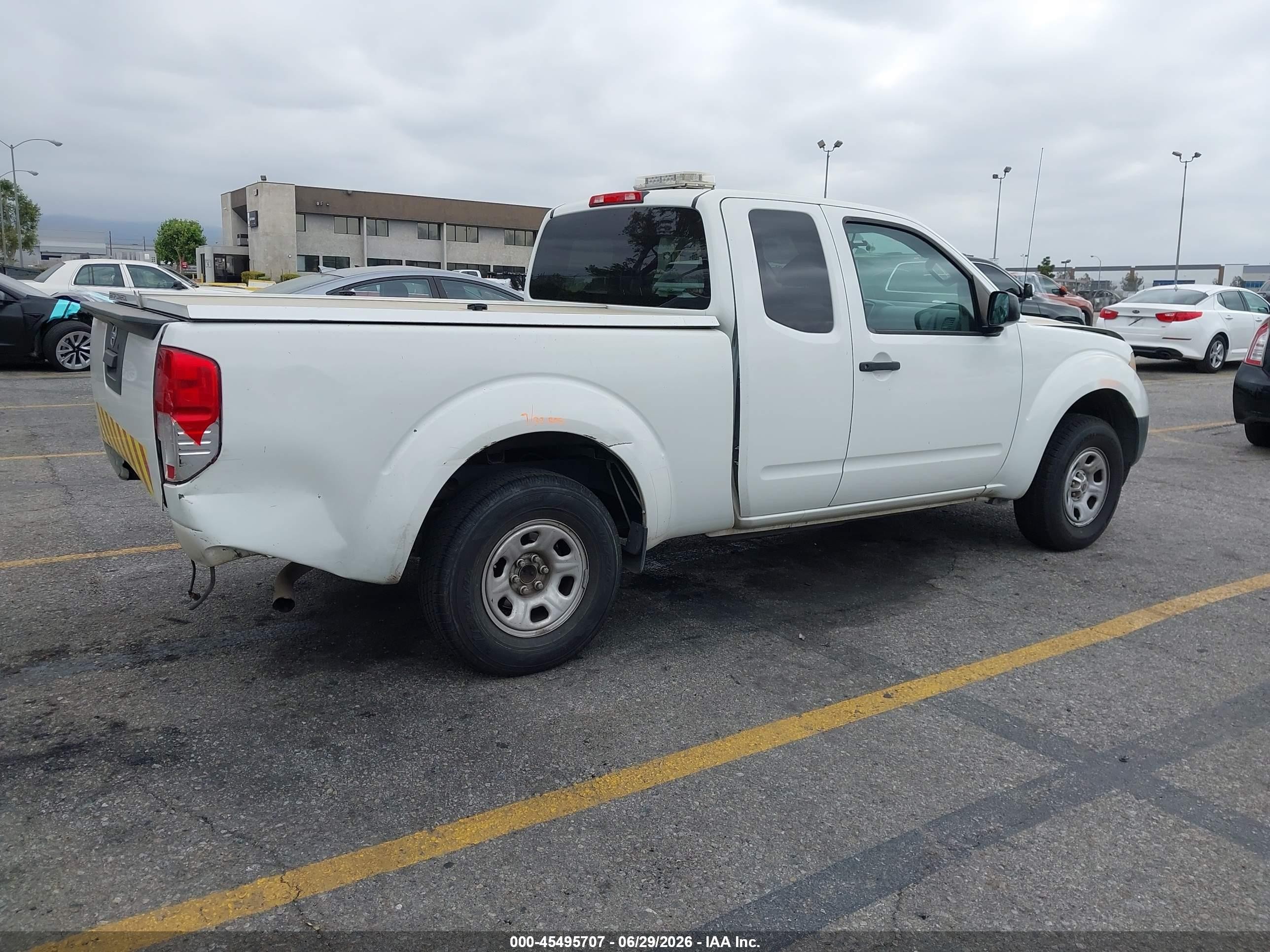2015 Nissan Frontier S/sv-i4 White vin: 1N6BD0CT4FN768270