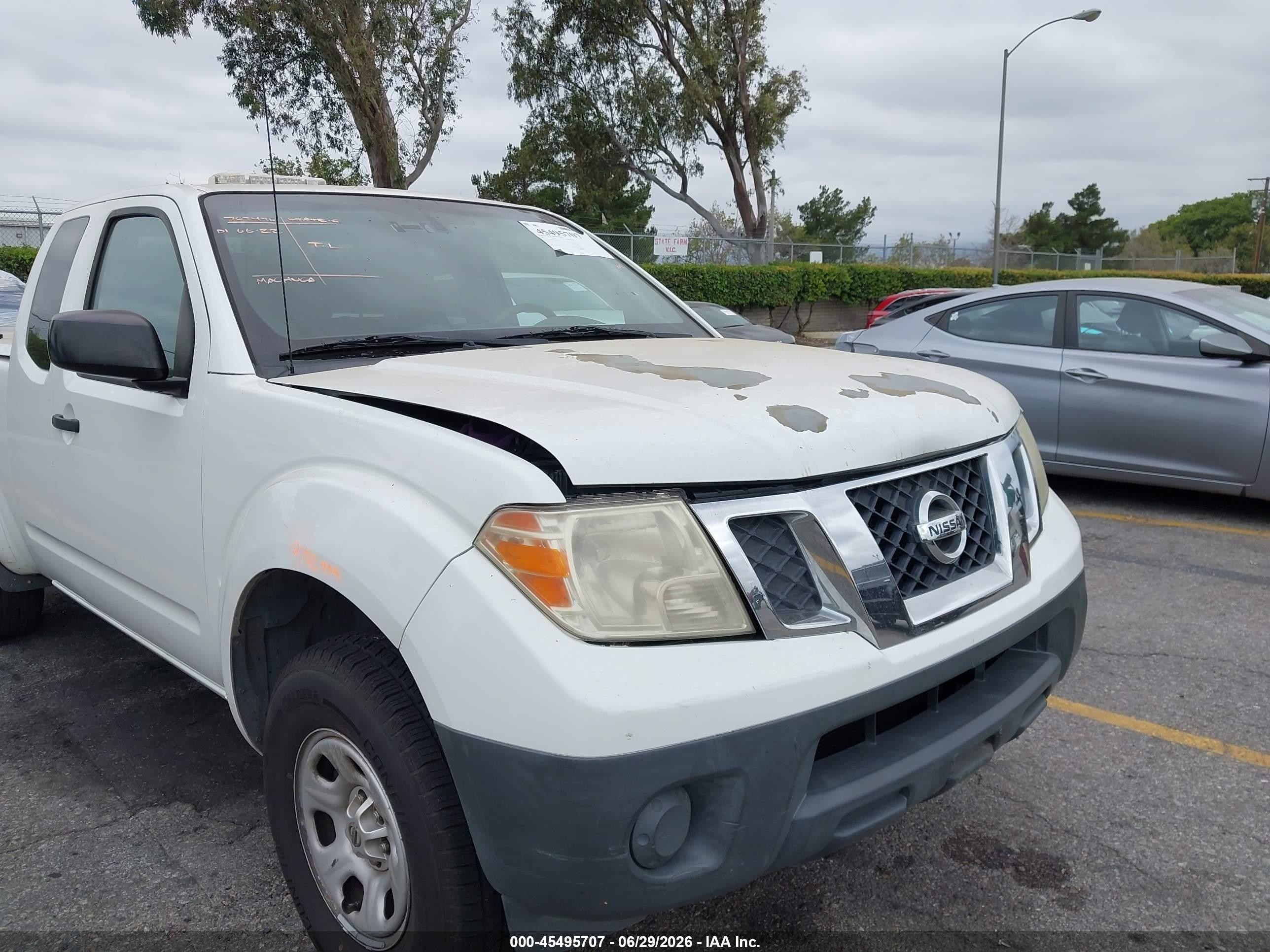 2015 Nissan Frontier S/sv-i4 White vin: 1N6BD0CT4FN768270