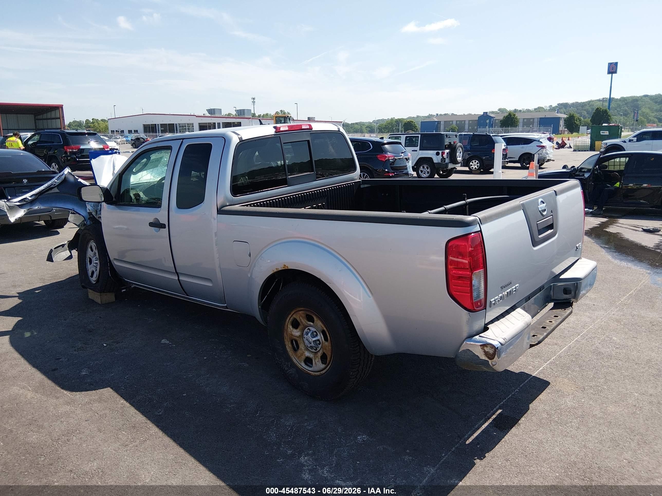 2010 Nissan Frontier Se-i4 Silver vin: 1N6BD0CT5AC424323