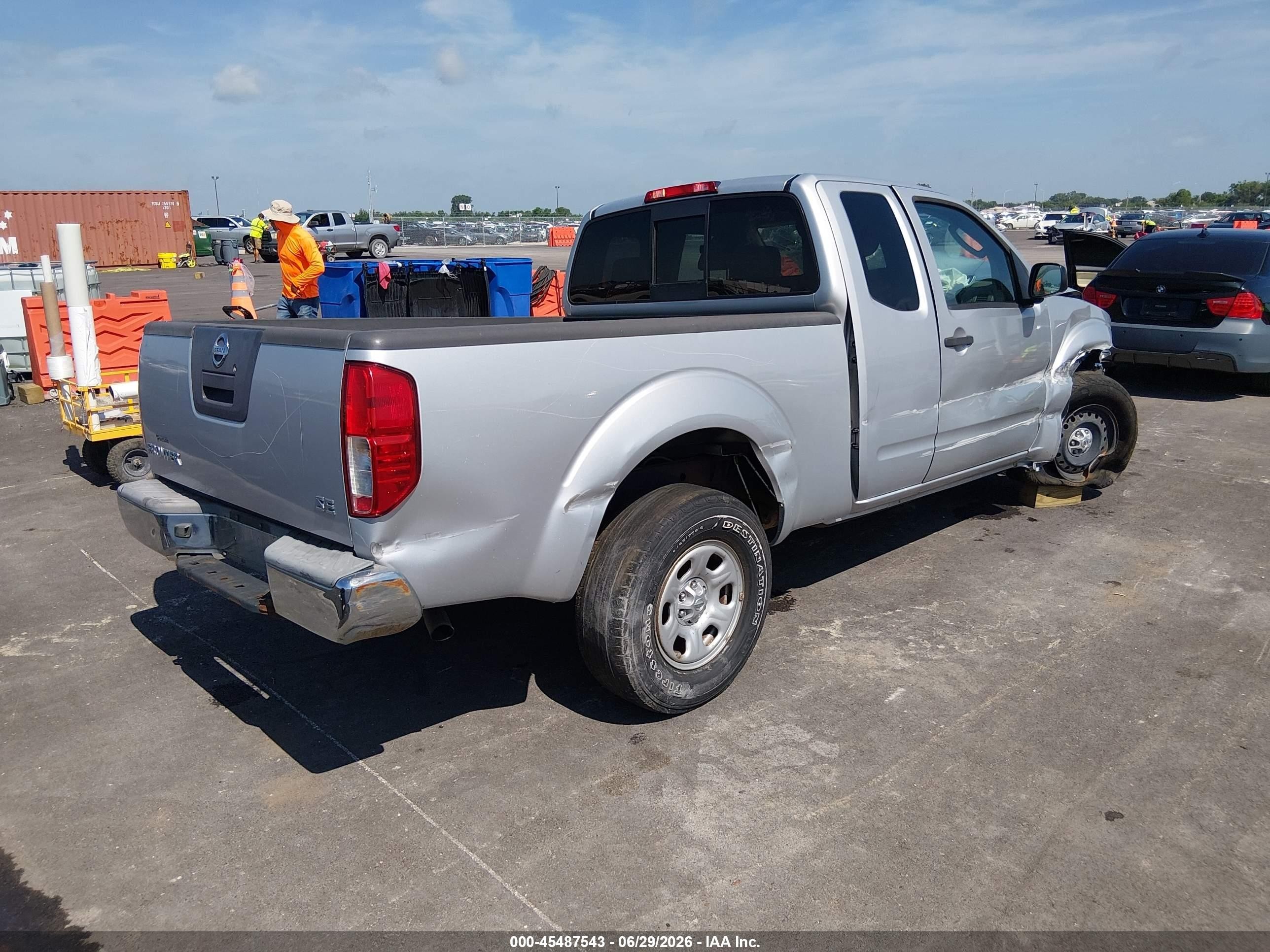 2010 Nissan Frontier Se-i4 Silver vin: 1N6BD0CT5AC424323