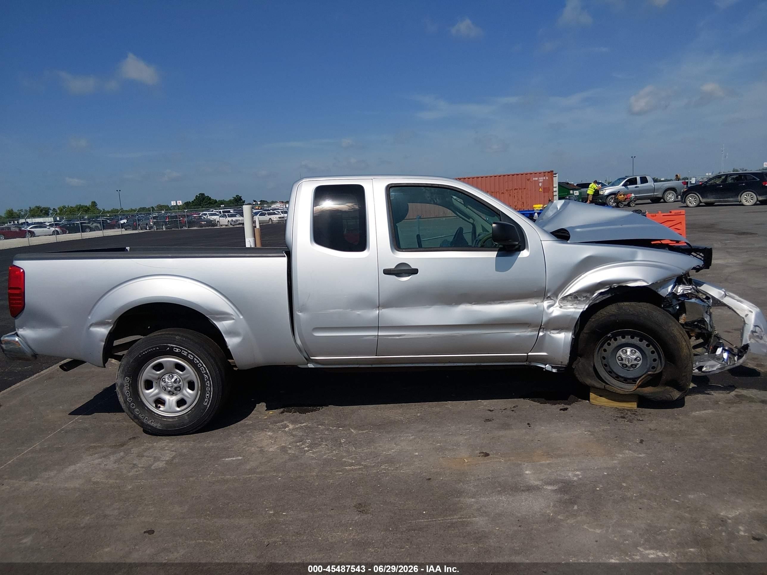 2010 Nissan Frontier Se-i4 Silver vin: 1N6BD0CT5AC424323