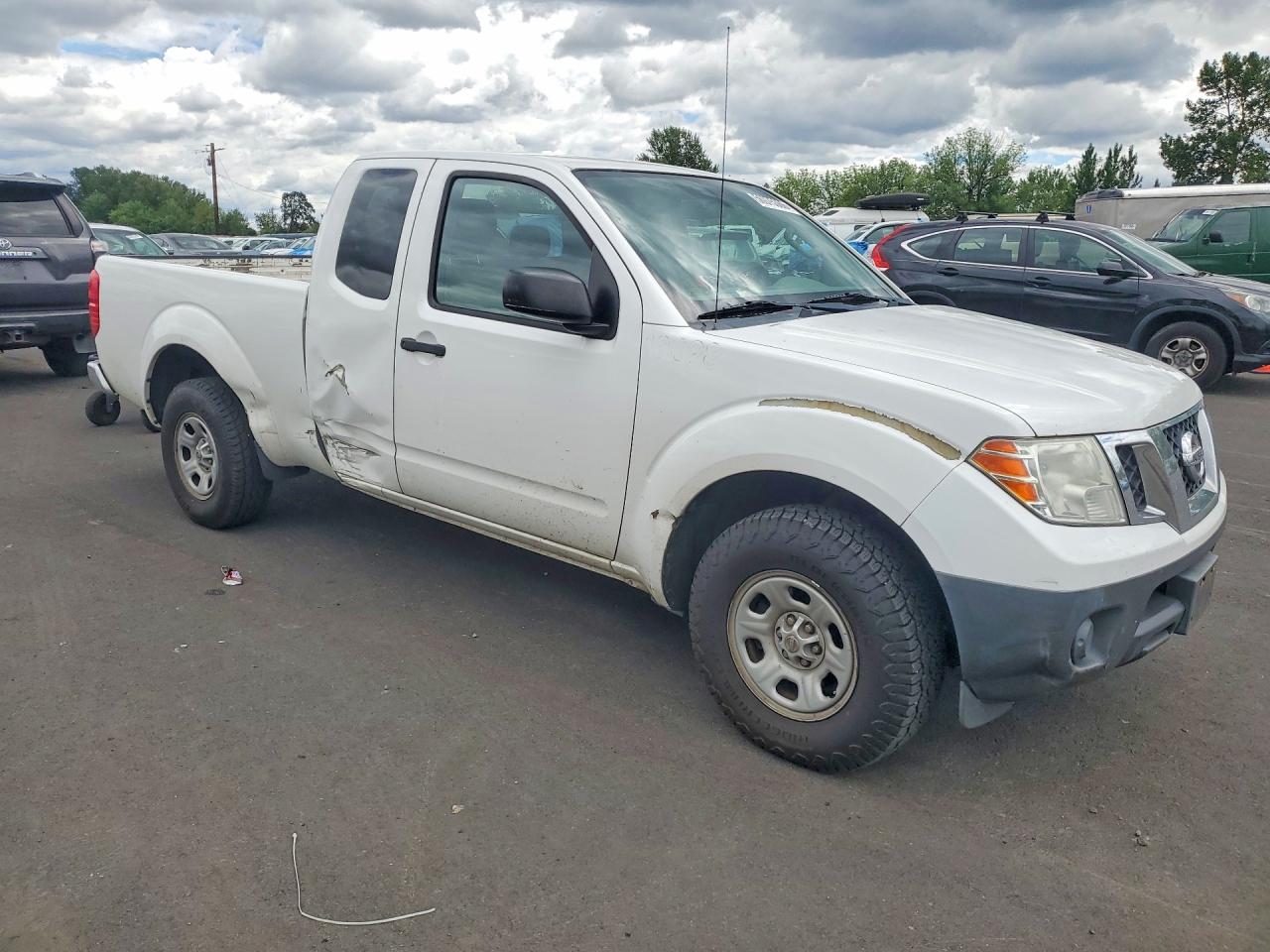 2012 Nissan Frontier S White vin: 1N6BD0CT5CC444025