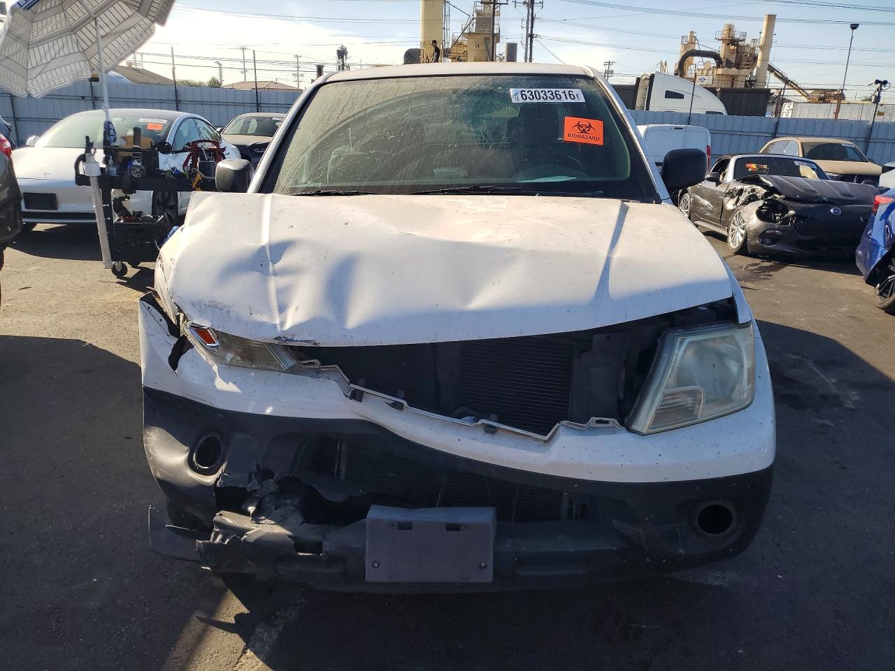 2012 Nissan Frontier S Белый vin: 1N6BD0CT5CC446132